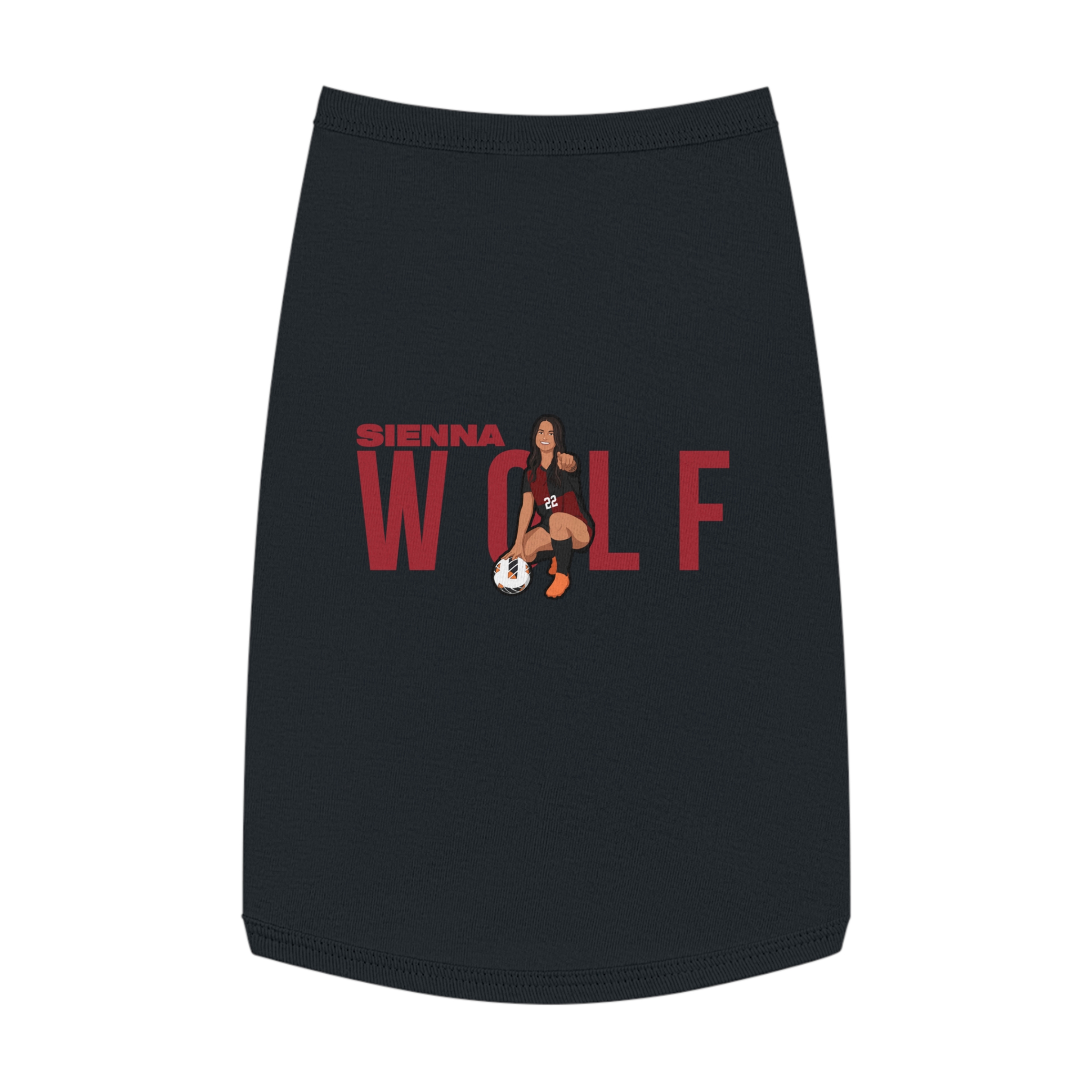Pet Tank Top — character_player_name in White