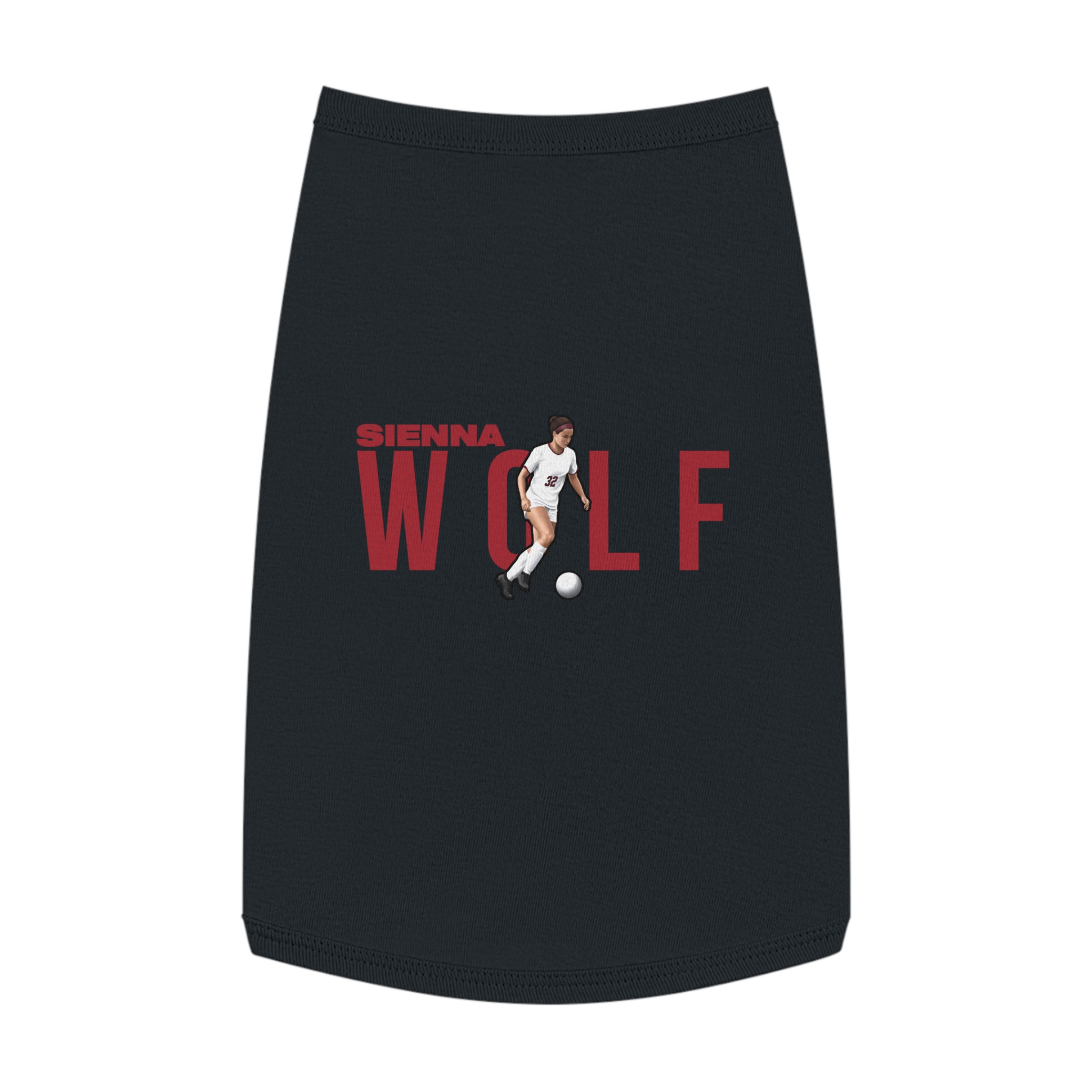 Pet Tank Top — character_player_name in White