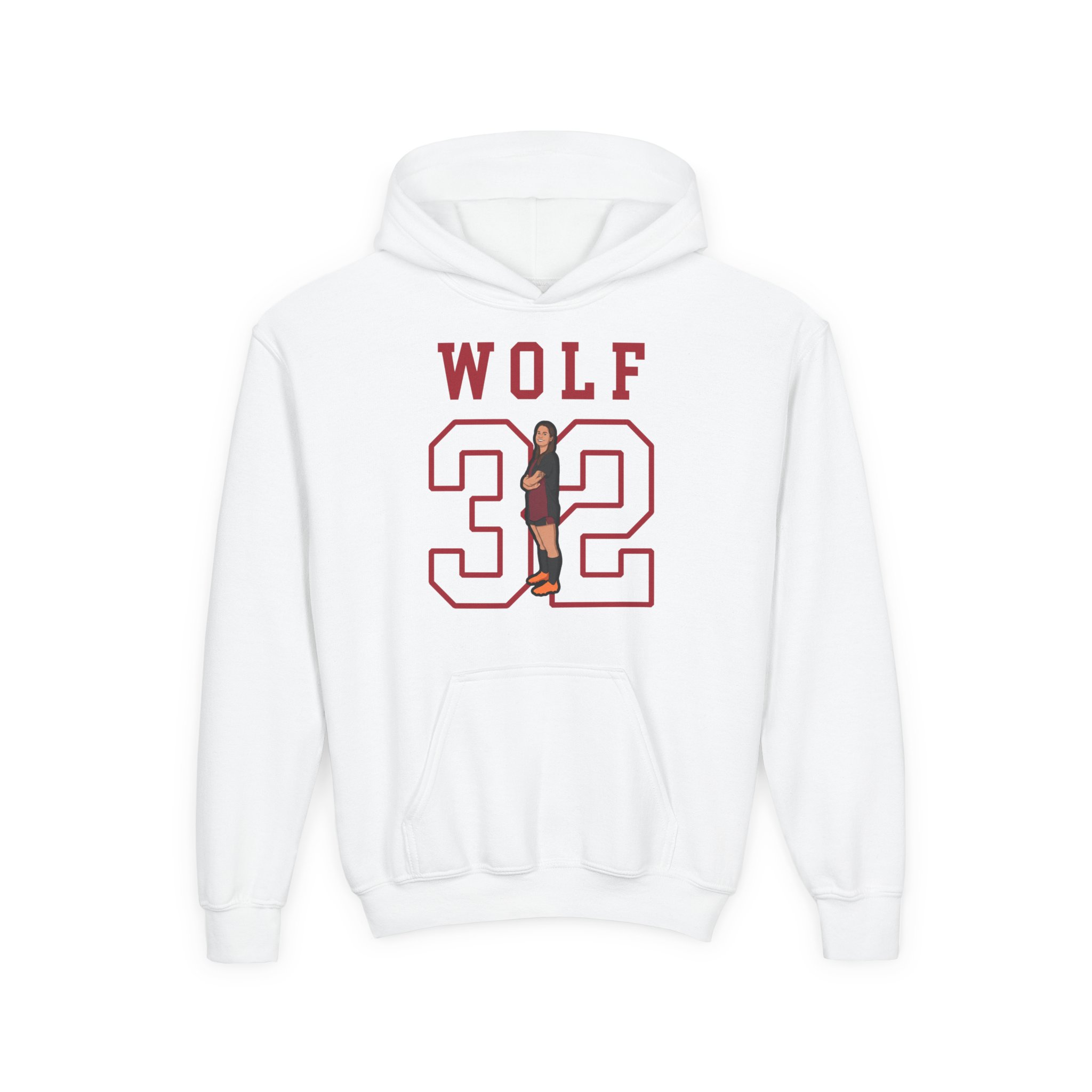 Youth Hoodie — character_shirsey in White