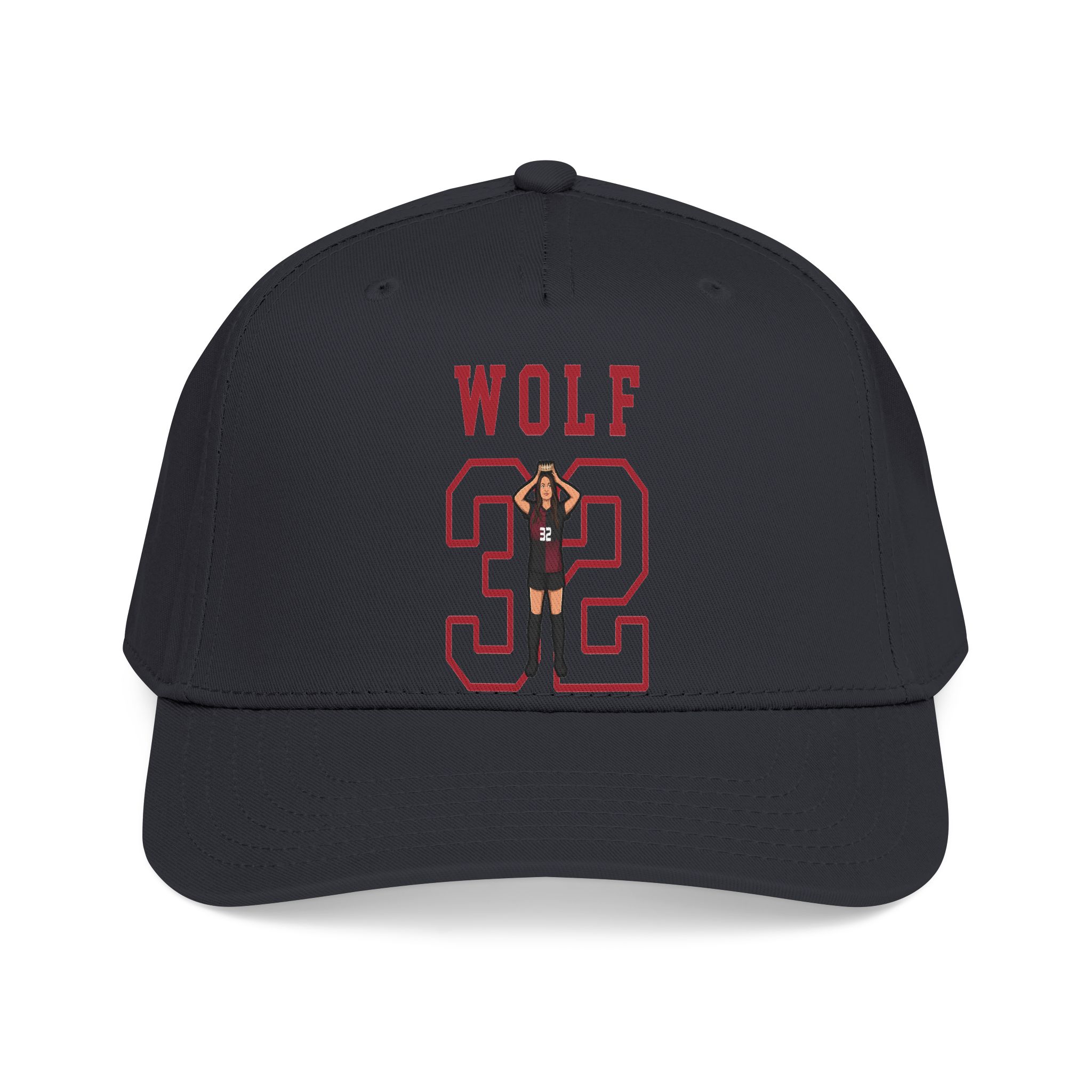 Baseball Cap — character_shirsey in Black