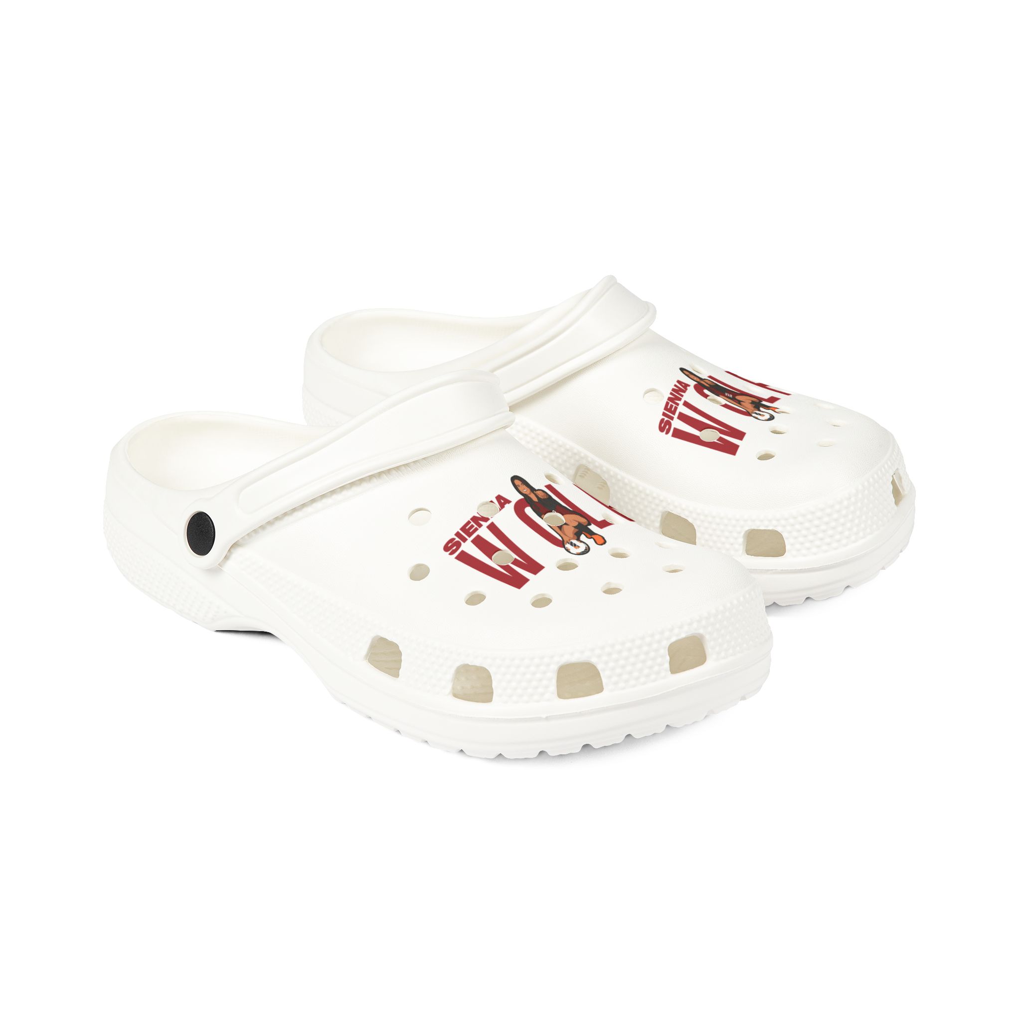 Rubber Clogs — character_player_name in White