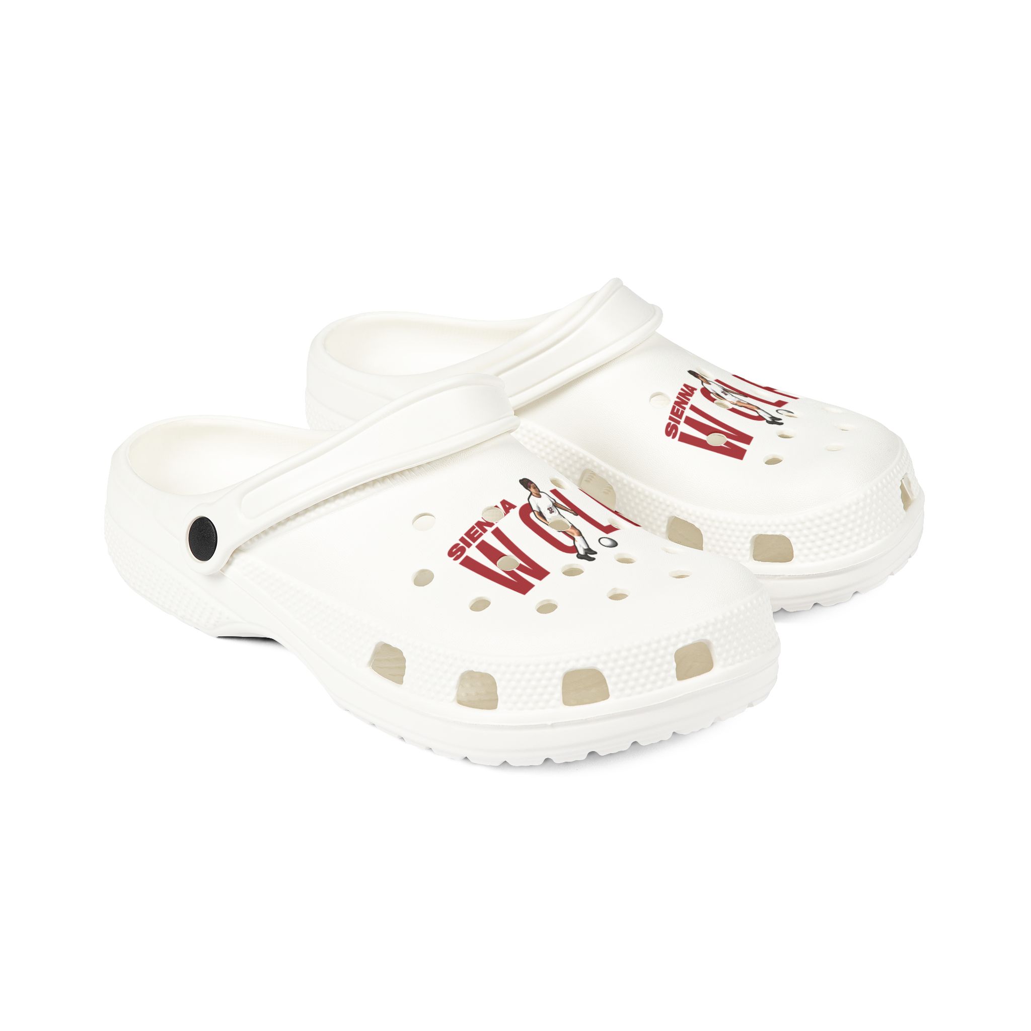 Rubber Clogs — character_player_name in White
