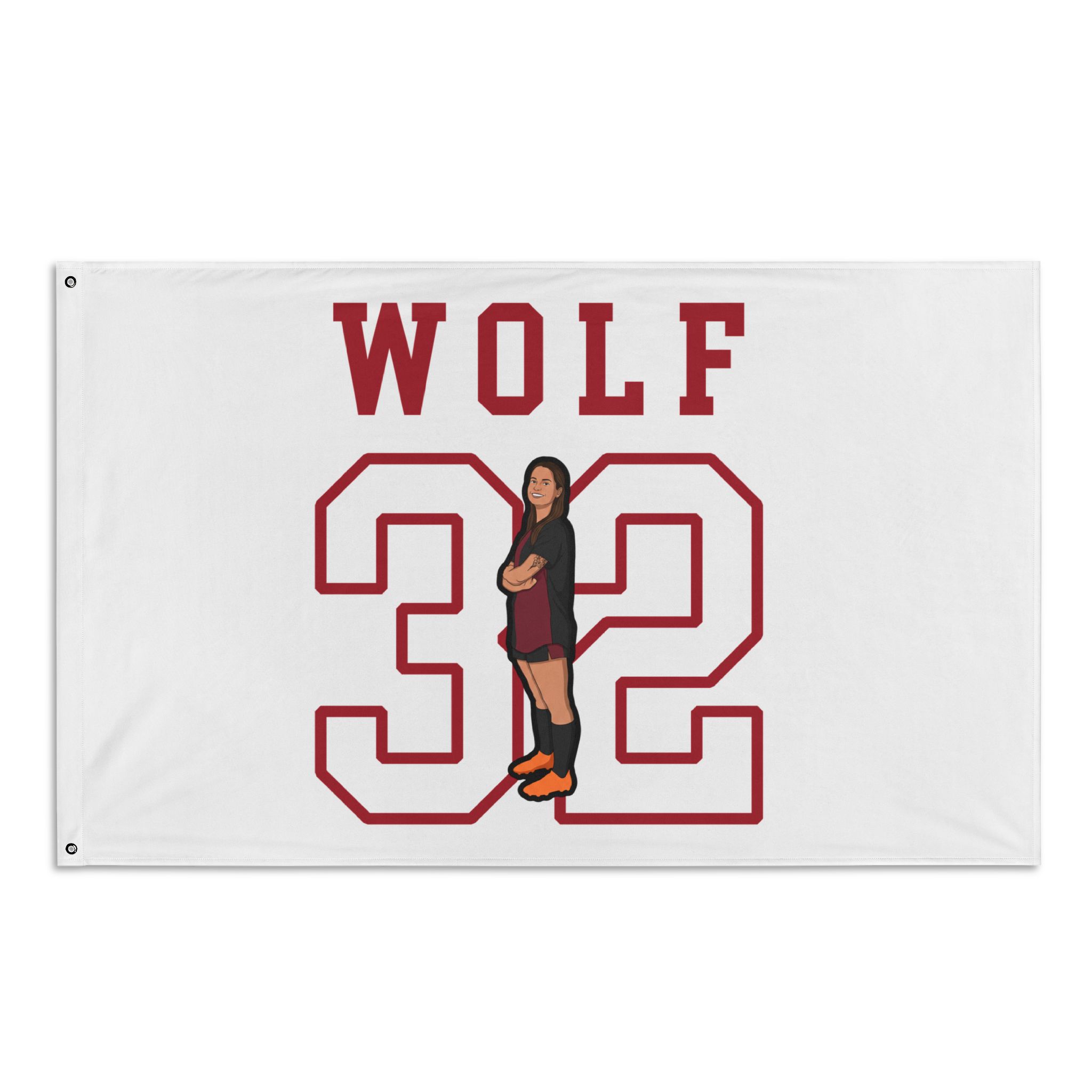 Flag (35 × 56 in) — character_shirsey in Classic