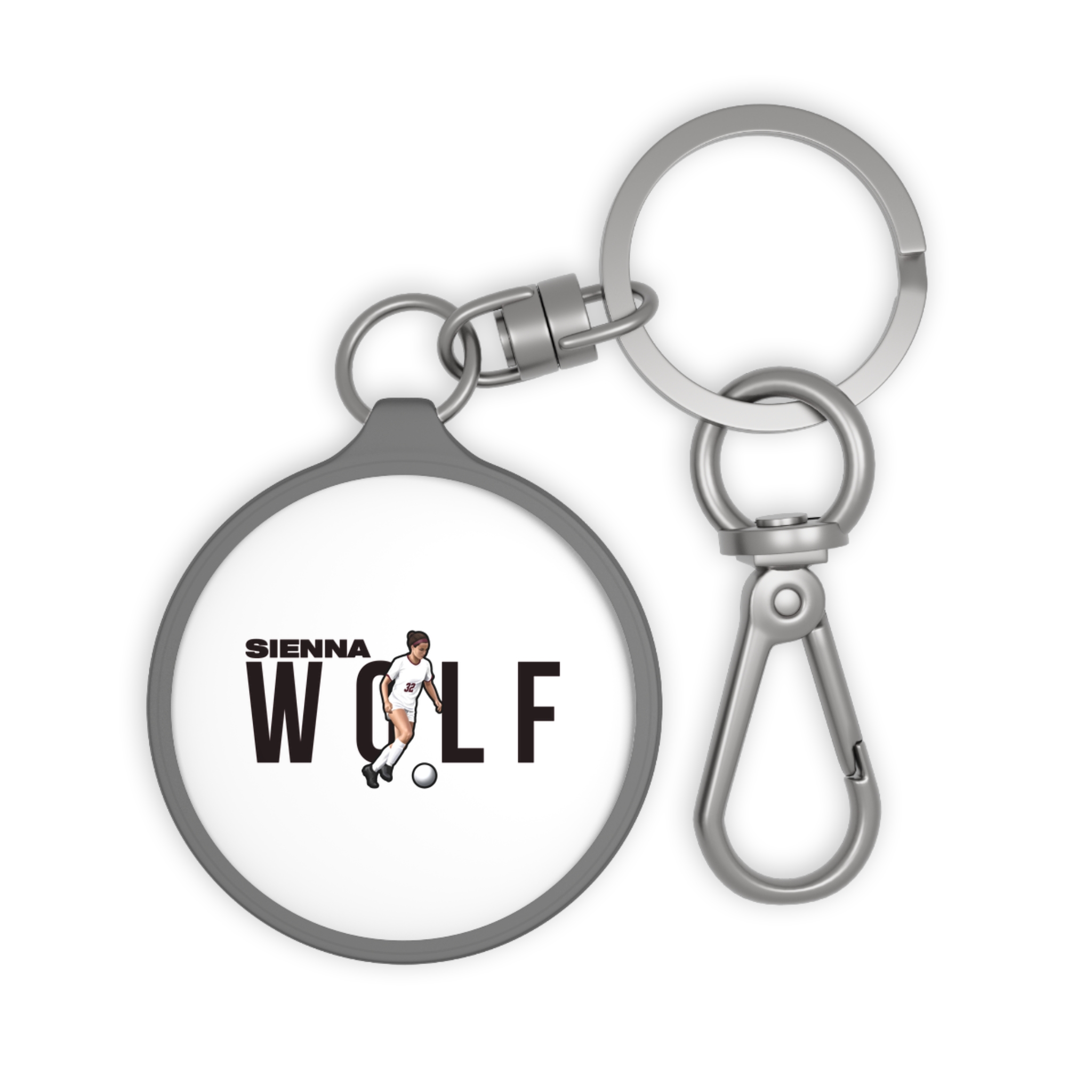 Keychain — character_player_name in Grey