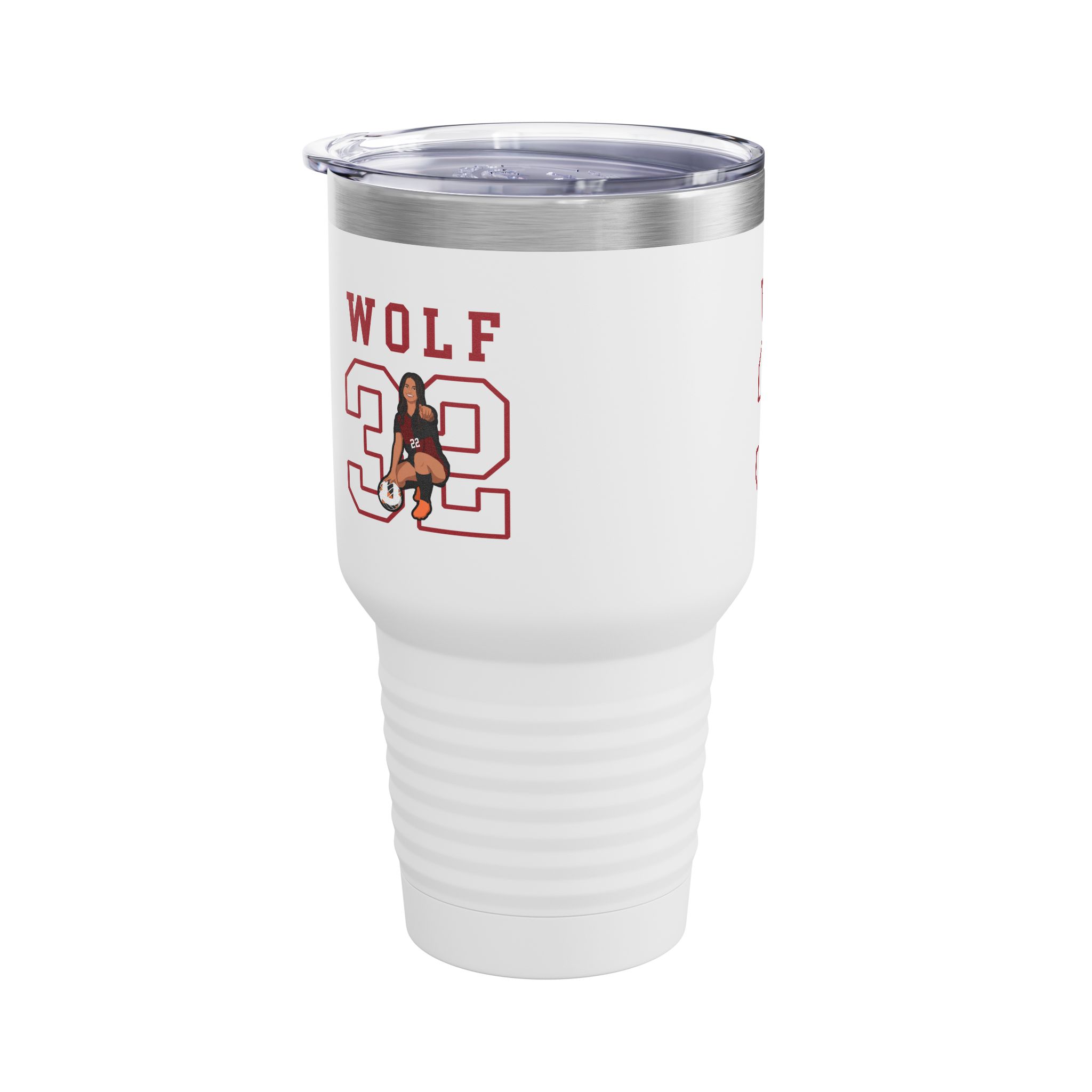 30oz Tumbler — character_shirsey in White
