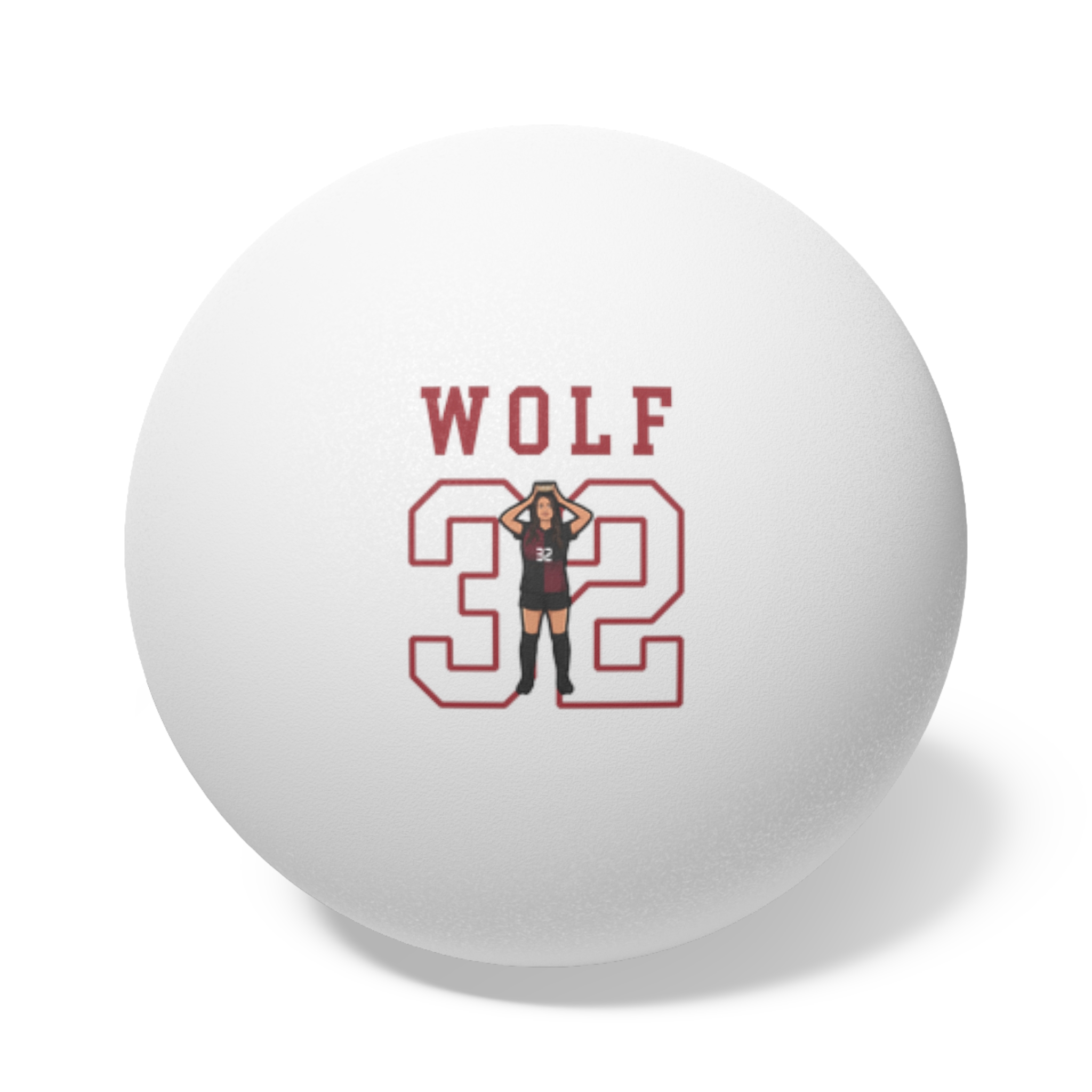 Ping Pong Balls, 6 pcs — character_shirsey in White