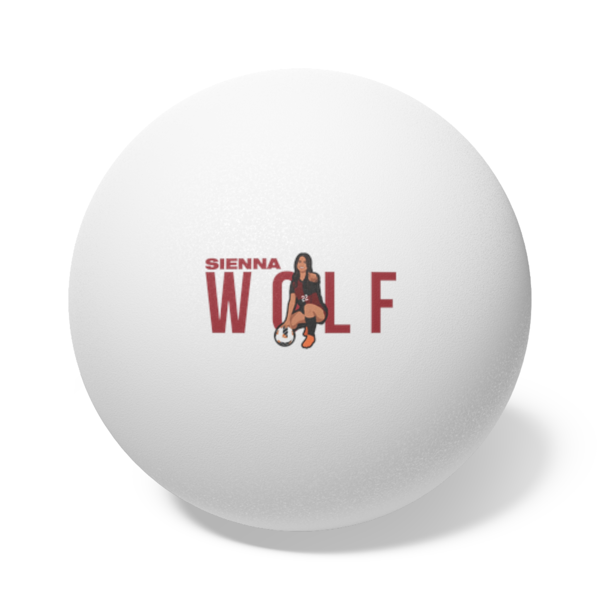 Ping Pong Balls, 6 pcs — character_player_name in White