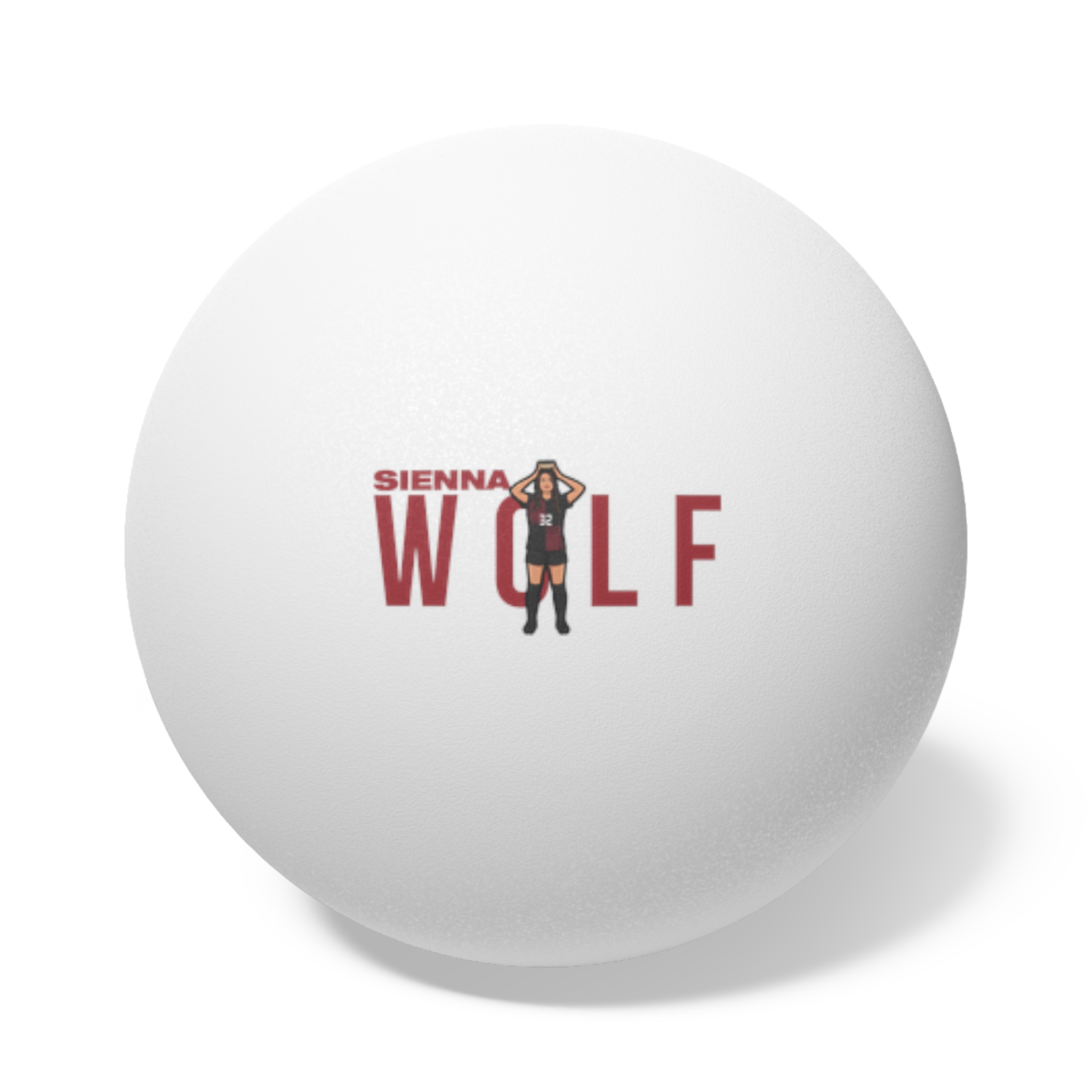 Ping Pong Balls, 6 pcs — character_player_name in White