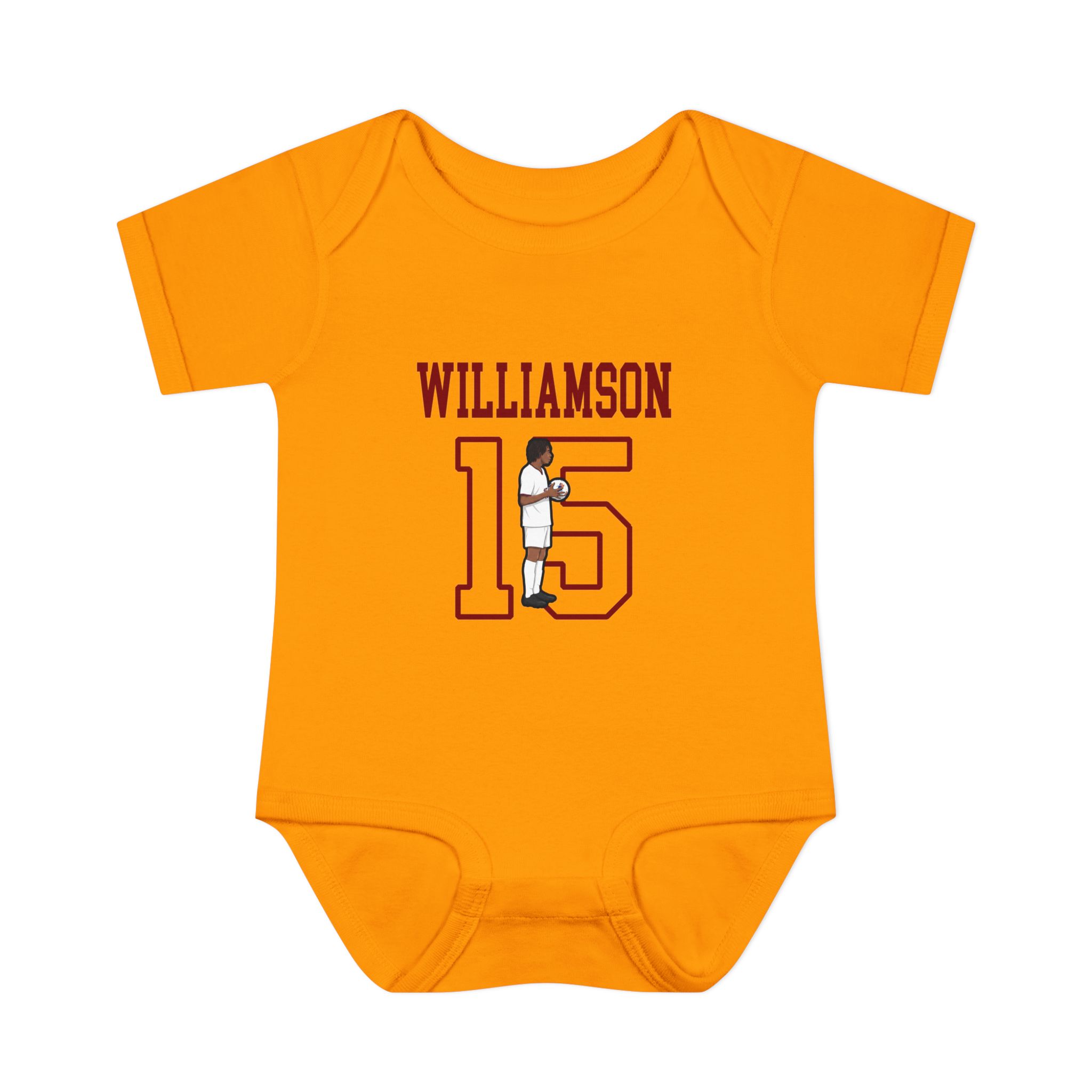 Baby Onesie — character_shirsey in Gold