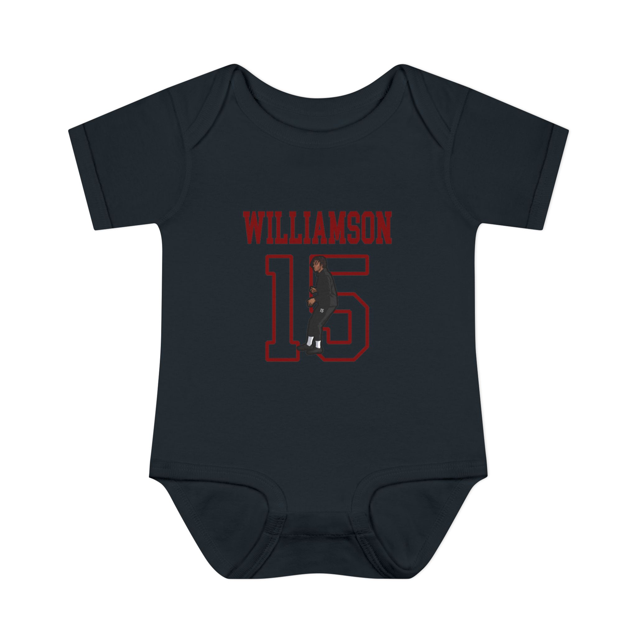 Baby Onesie — character_shirsey in Black