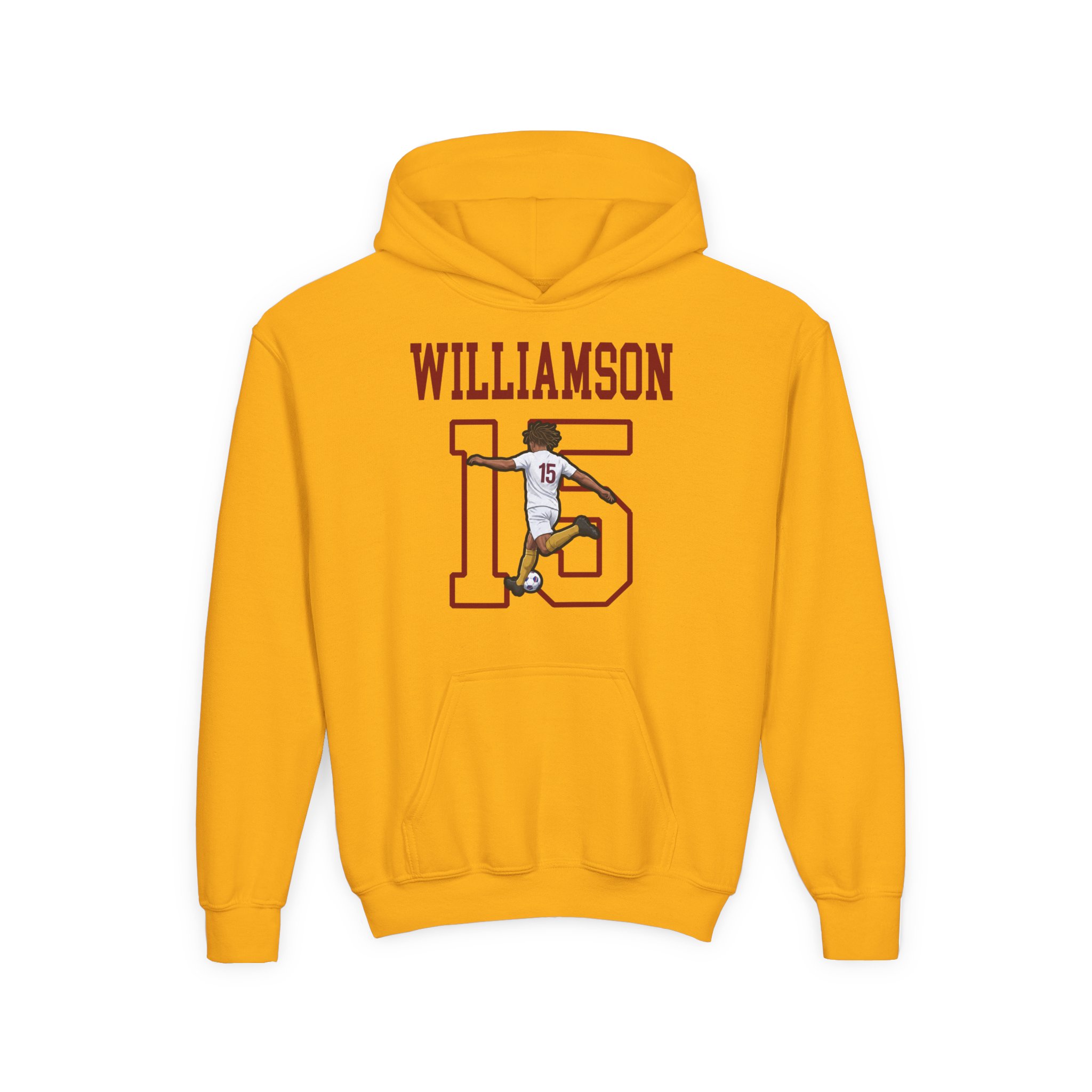 Youth Hoodie — character_shirsey in Gold