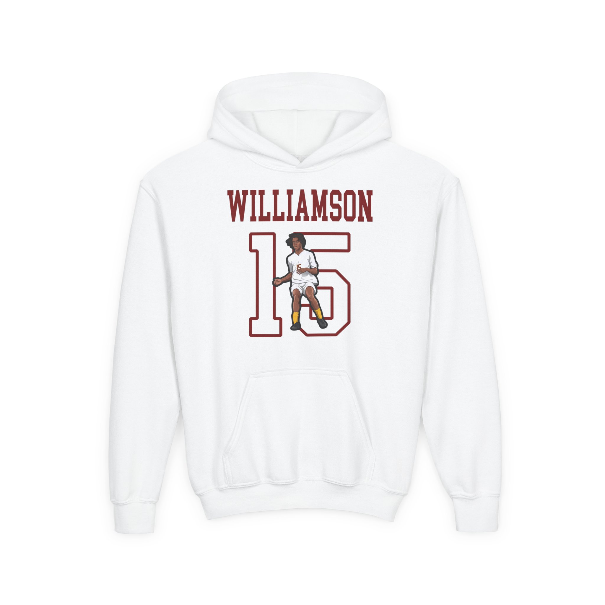 Youth Hoodie — character_shirsey in White