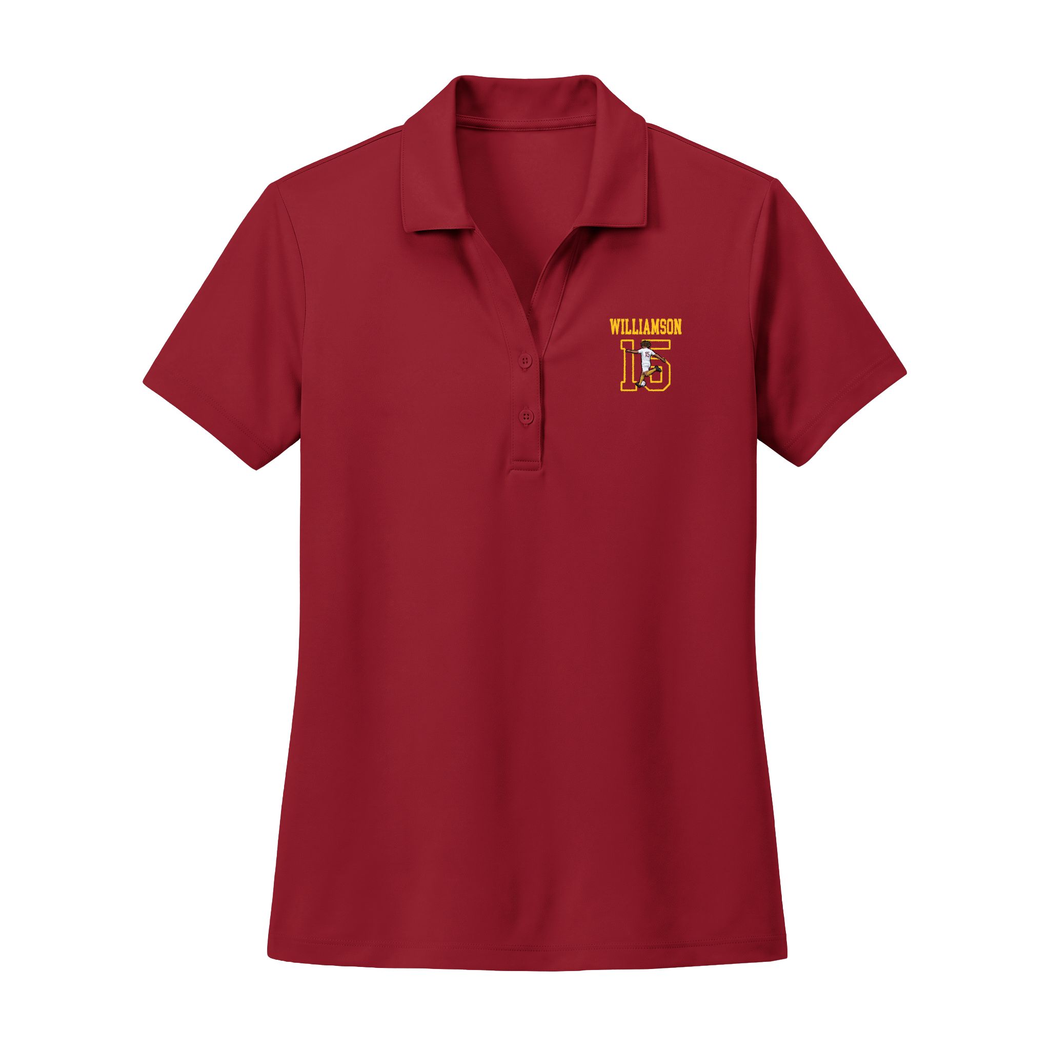 Women's Polo — character_shirsey in Red