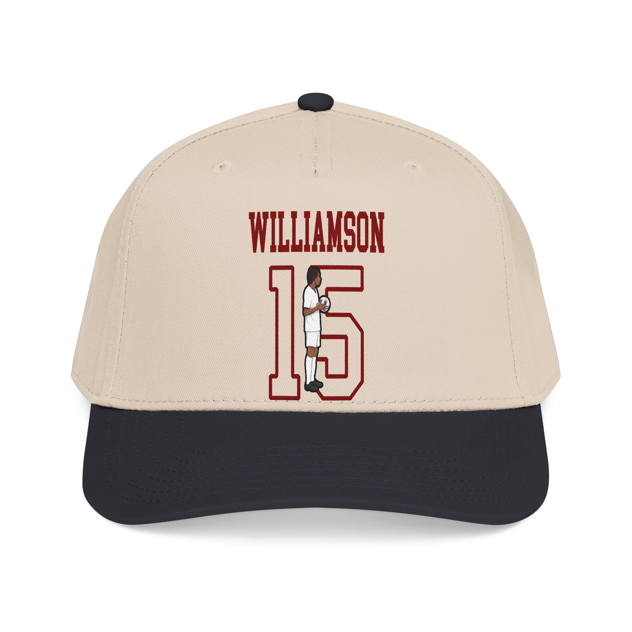 Baseball Cap — character_shirsey in Black / Natural