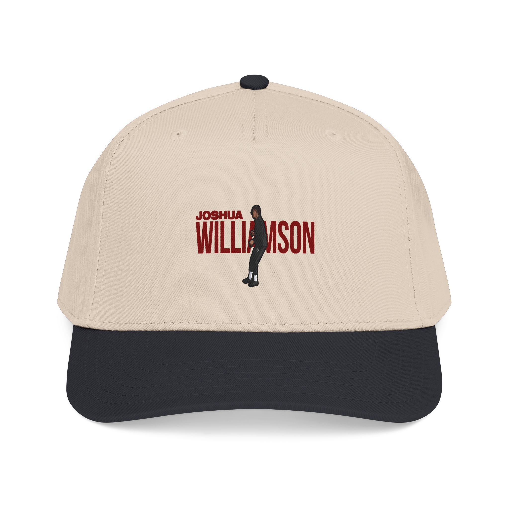 Baseball Cap — character_player_name in Black / Natural