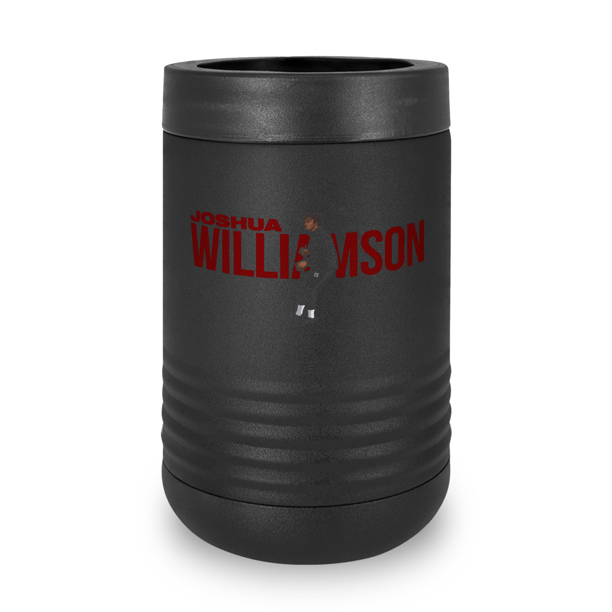 Stainless Can Cooler — character_player_name in Black