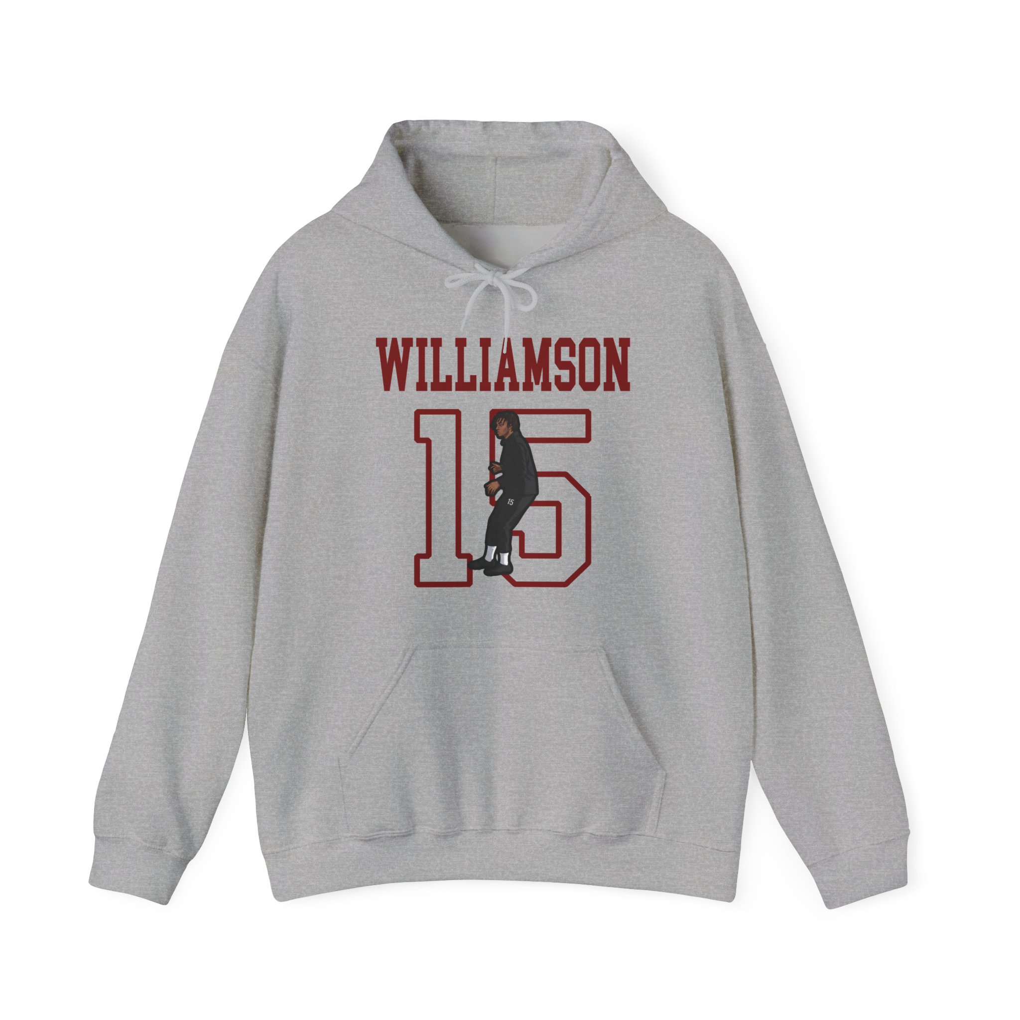 Hoodie — character_shirsey in Grey