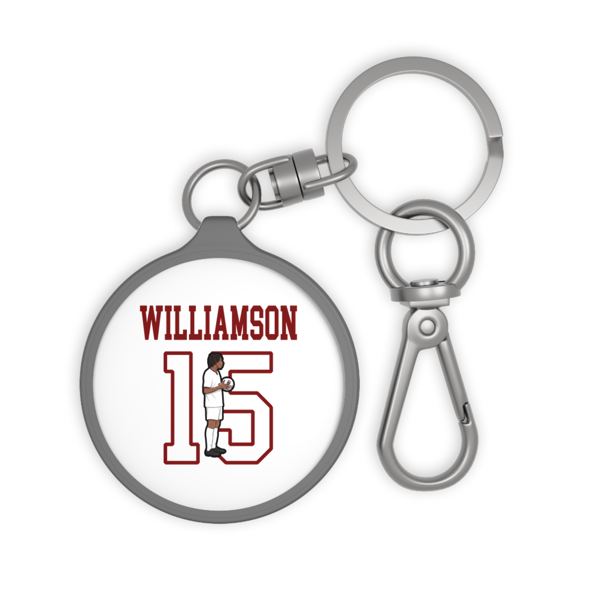Keychain — character_shirsey in Grey