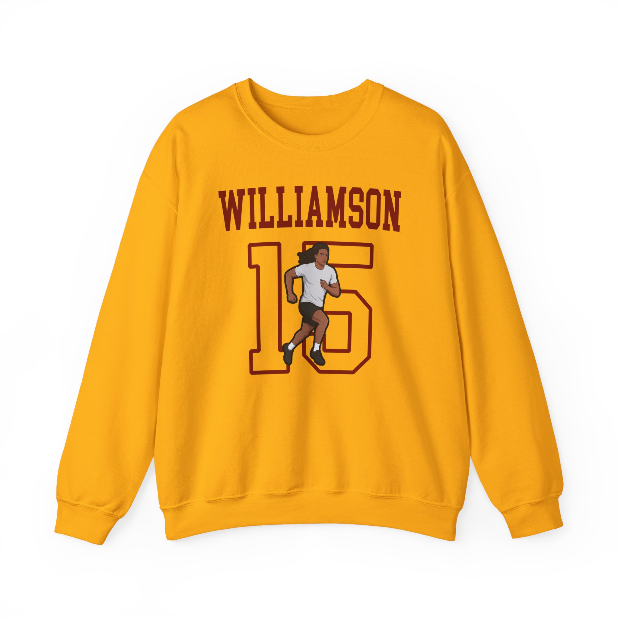 Crewneck Sweatshirt — character_shirsey in Gold