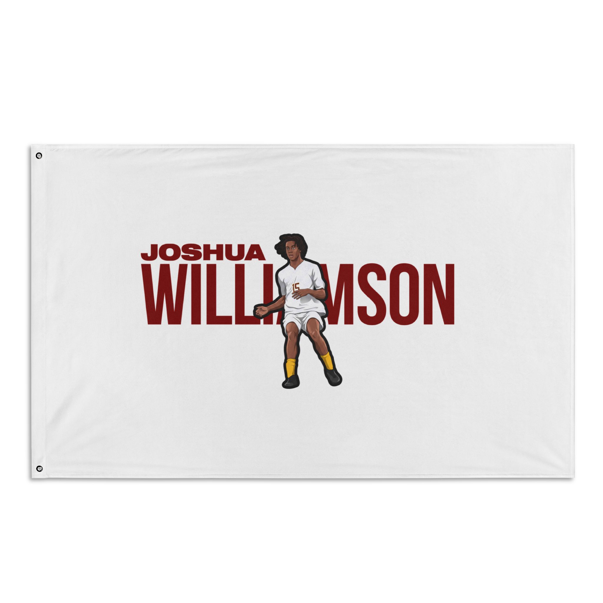 Flag (35 × 56 in) — character_player_name in Classic