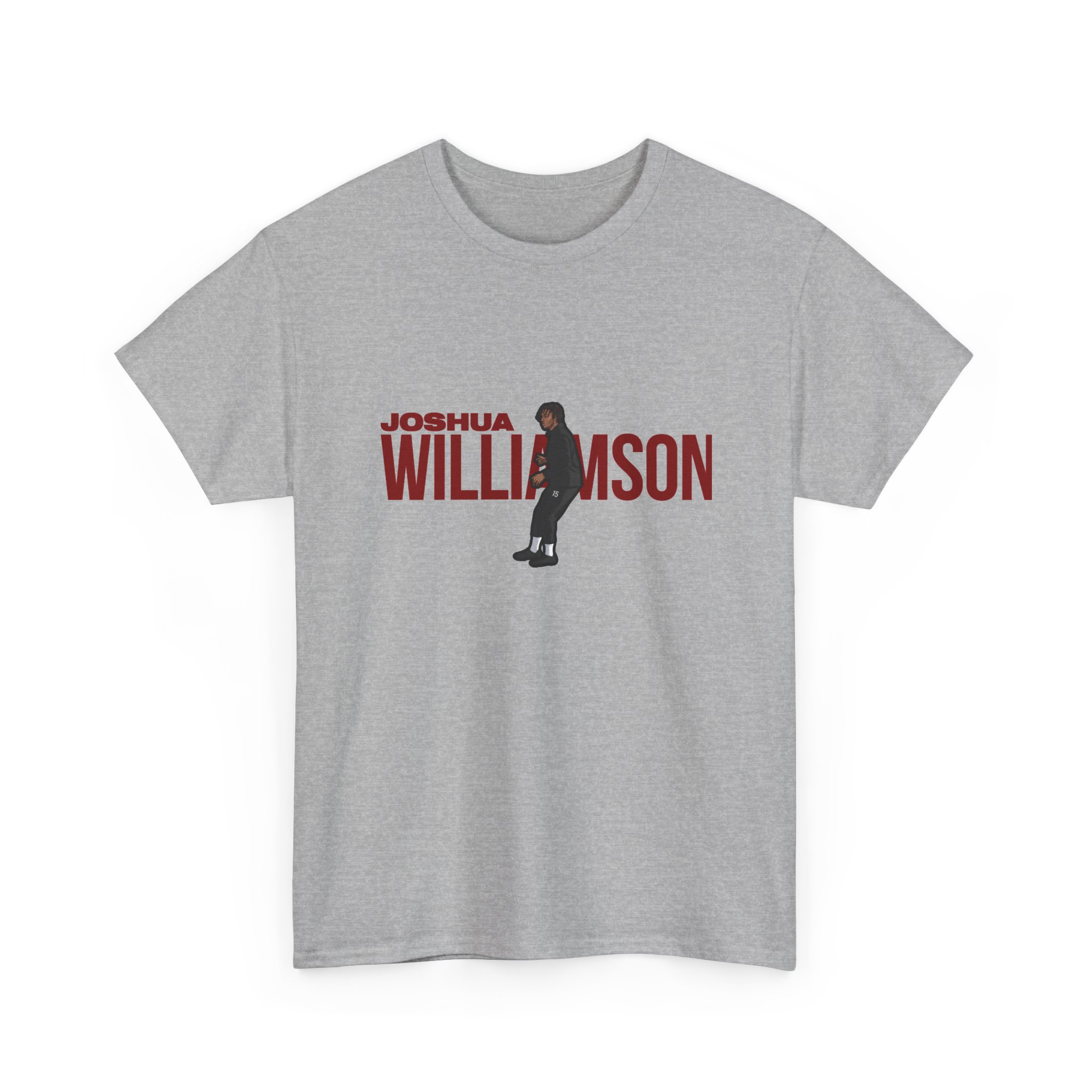 Tee — character_player_name in Grey