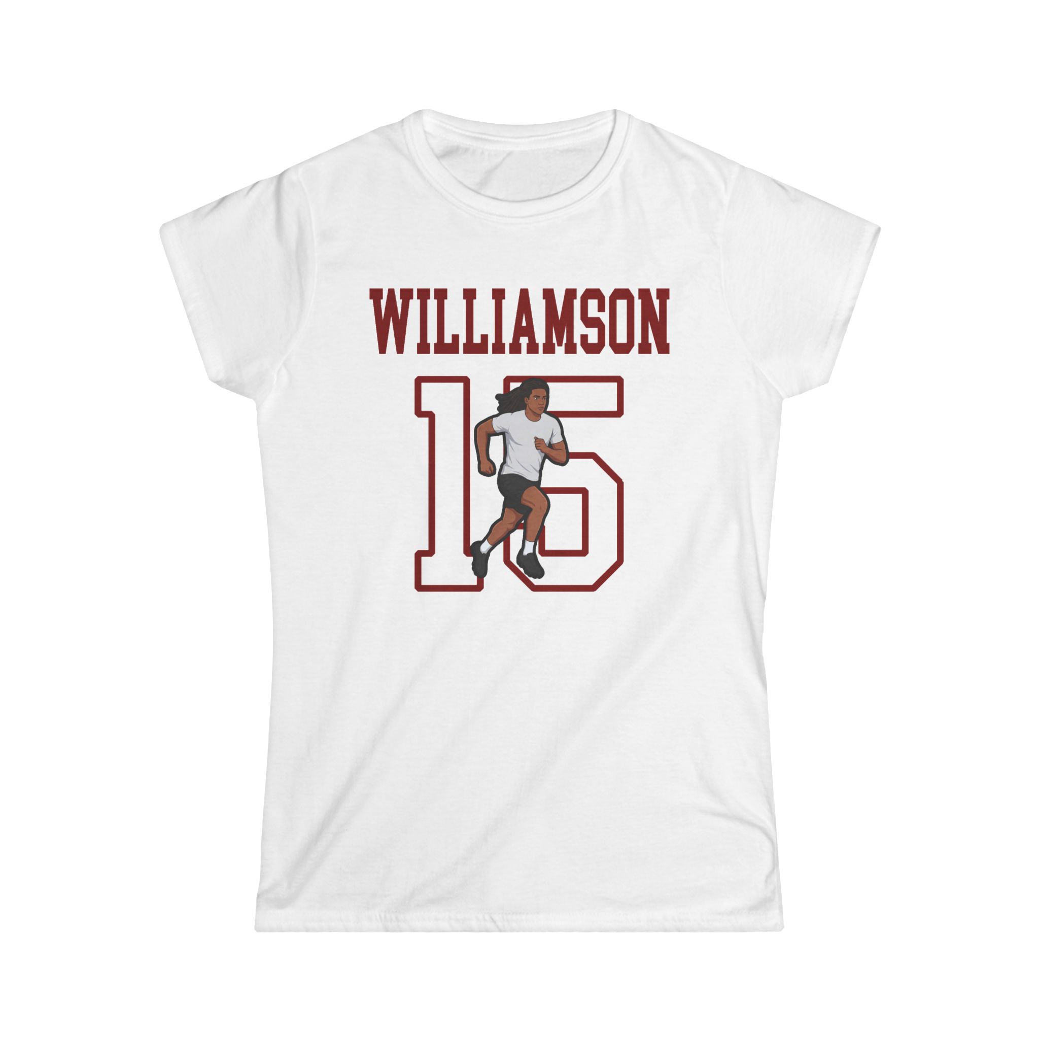 Women's Softstyle Tee — character_shirsey in White