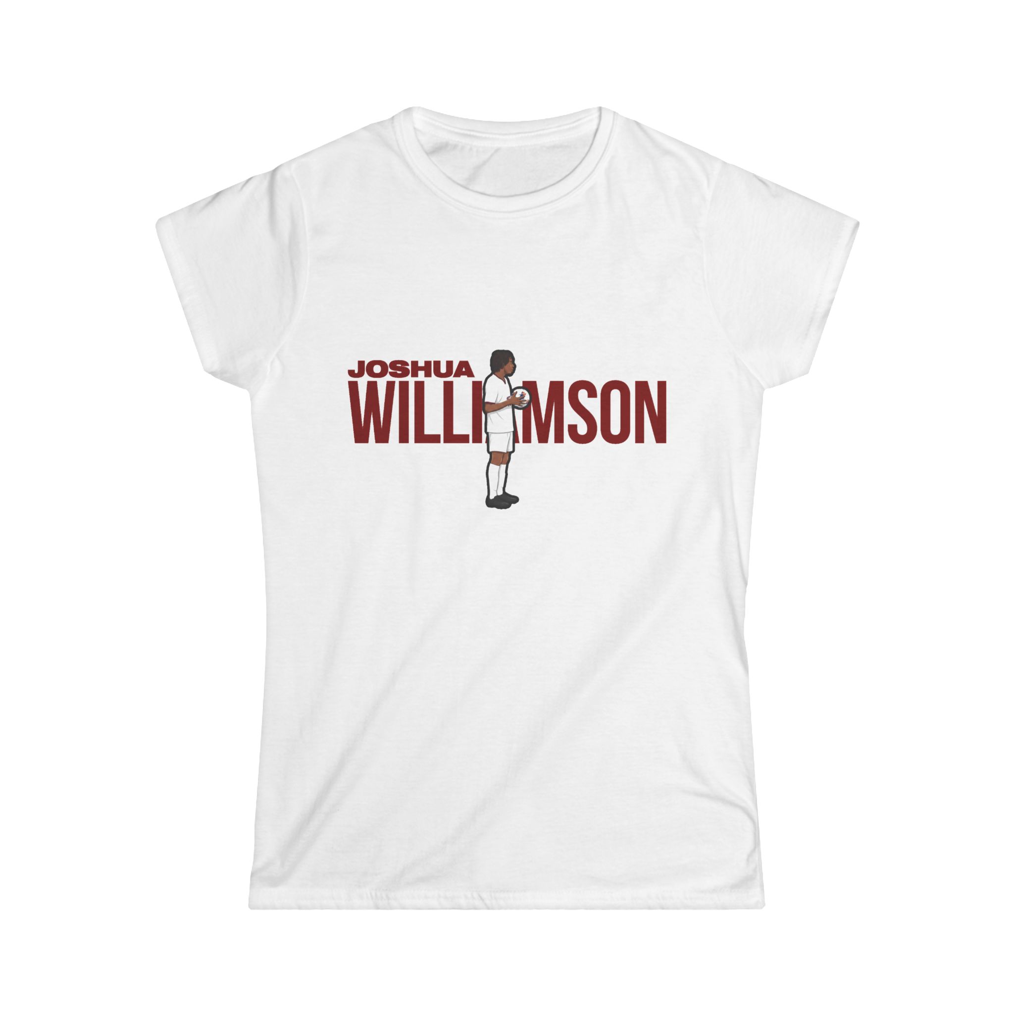 Women's Softstyle Tee — character_player_name in White
