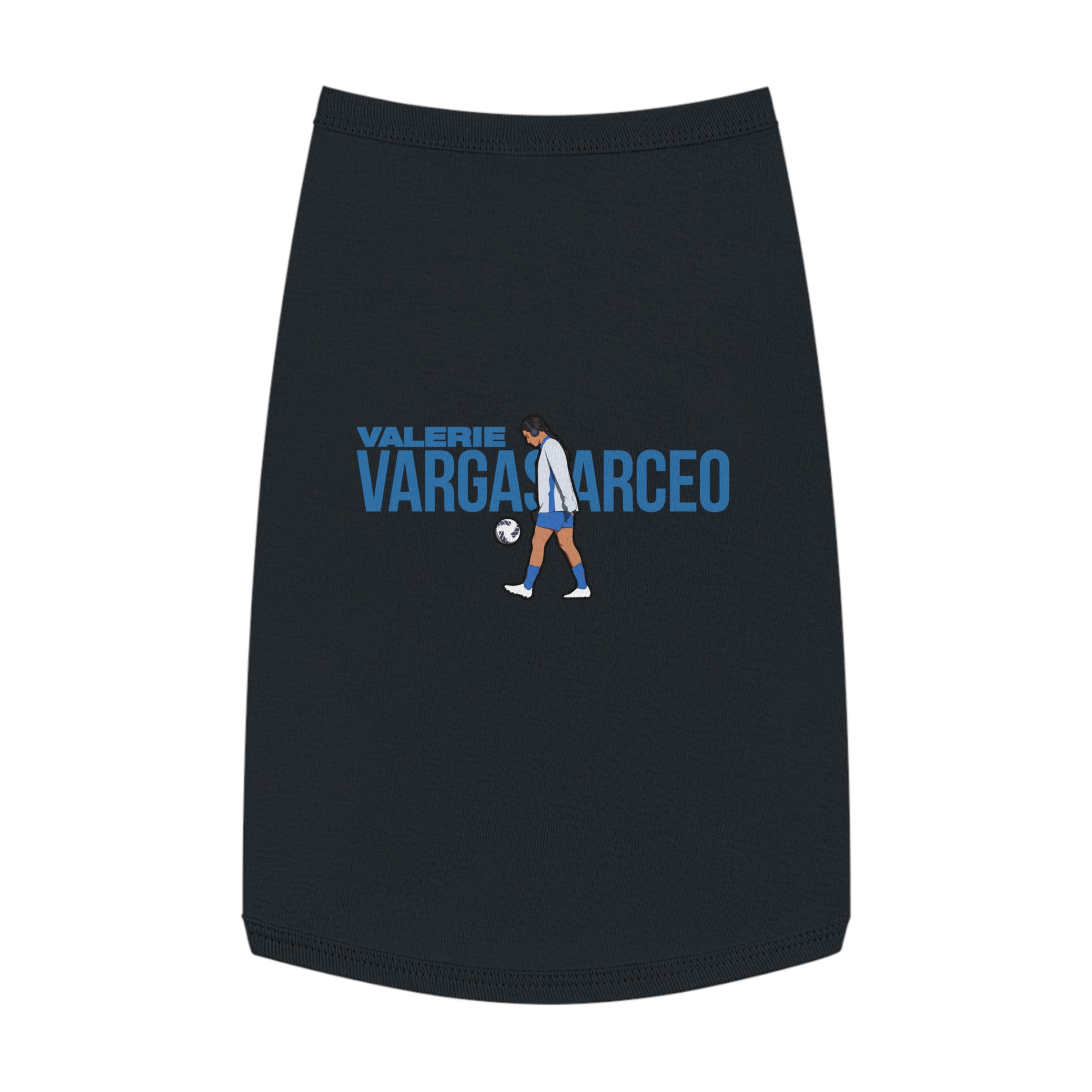 Pet Tank Top — character_player_name in Black
