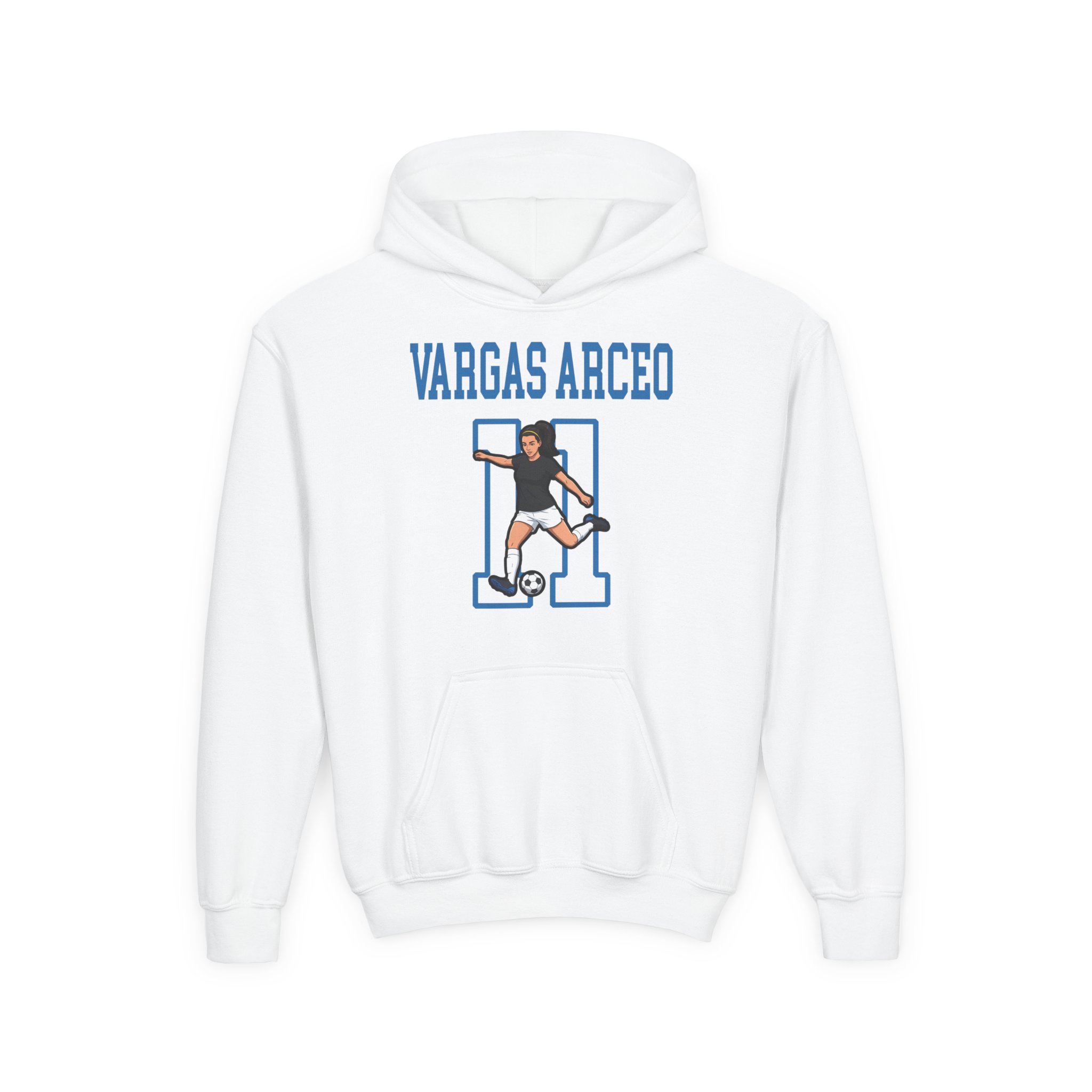 Youth Hoodie — character_shirsey in White