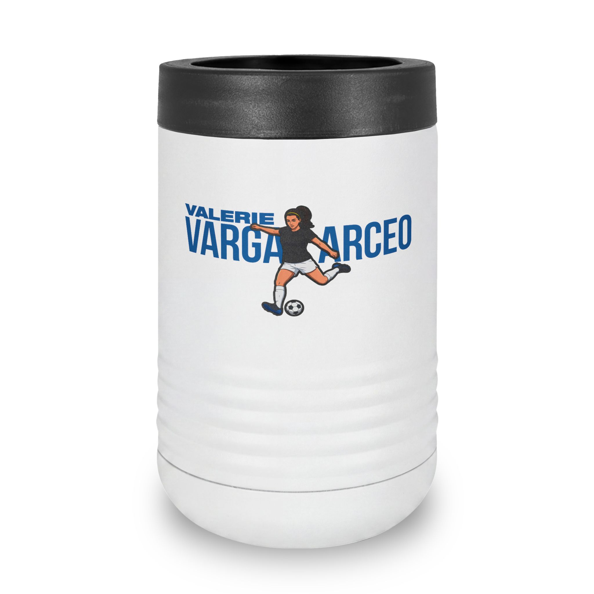 Stainless Can Cooler — character_player_name in White