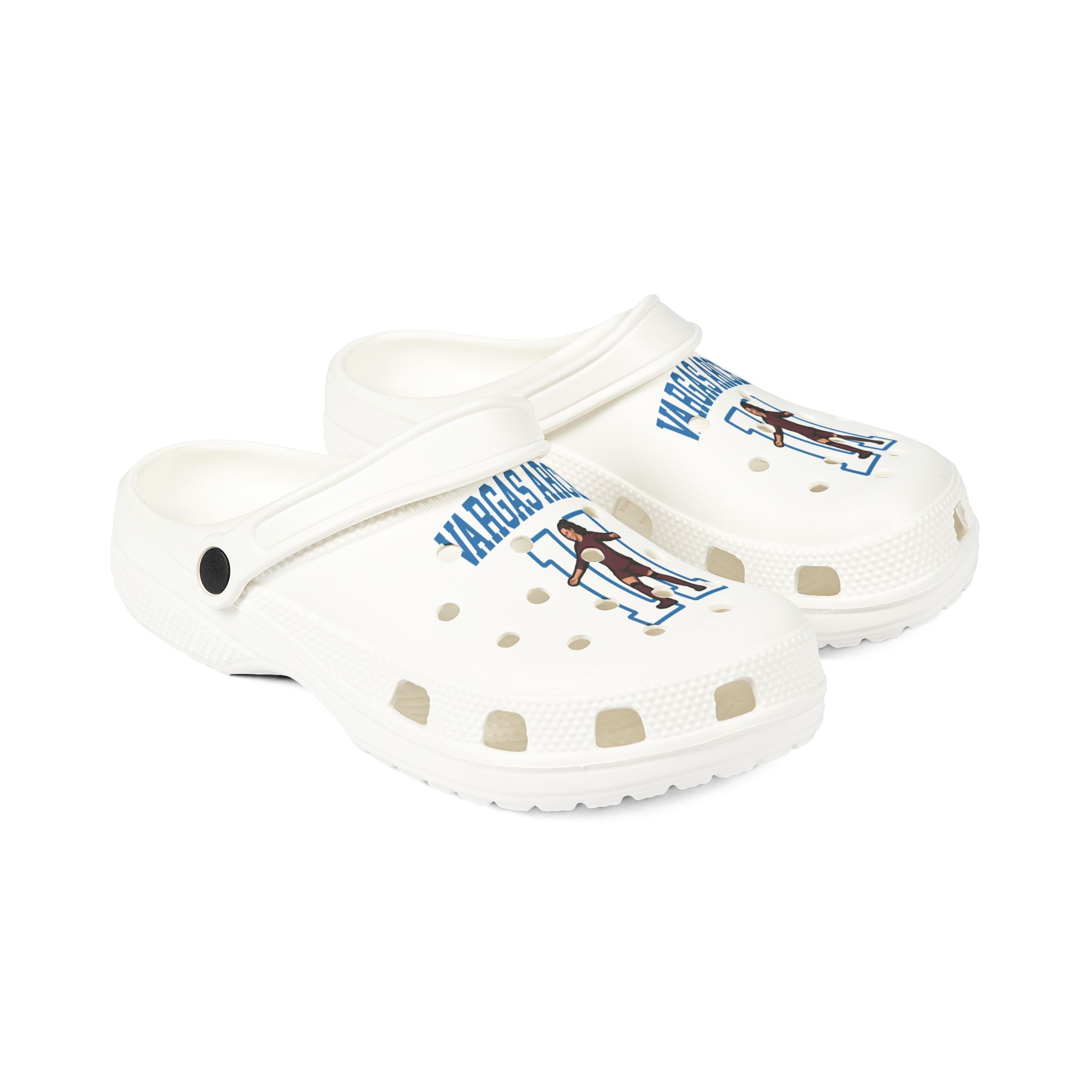 Rubber Clogs — character_shirsey in White