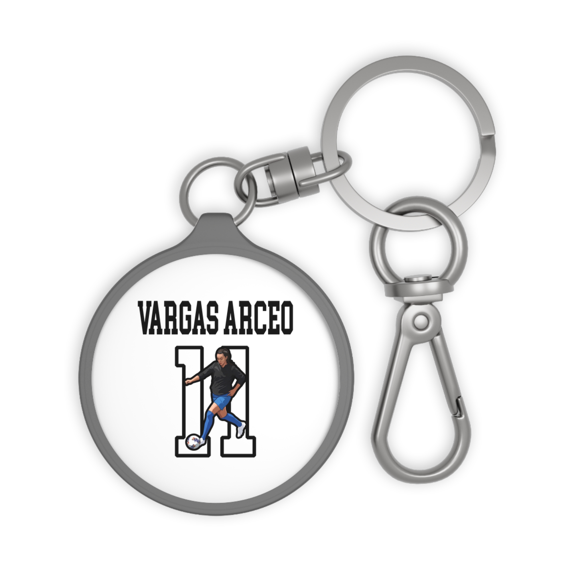 Keychain — character_shirsey in Grey