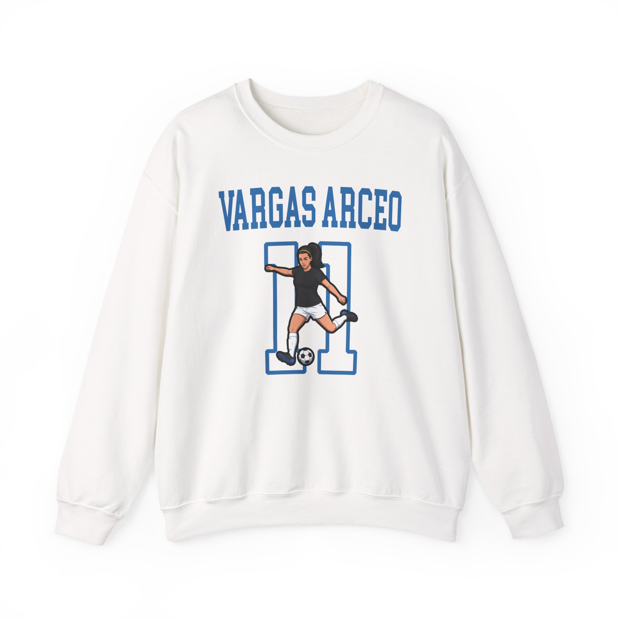 Crewneck Sweatshirt — character_shirsey in White