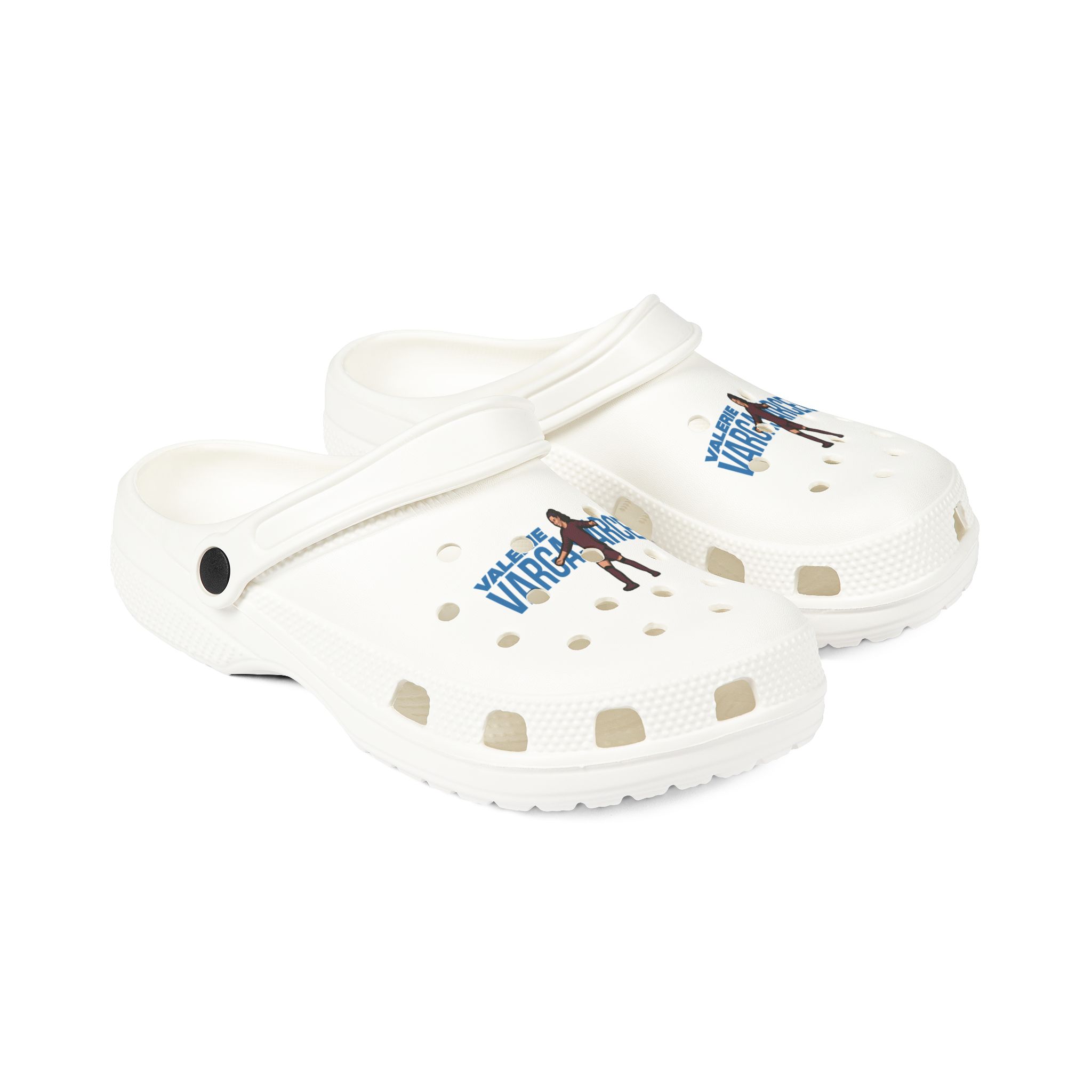 Rubber Clogs — character_player_name in White