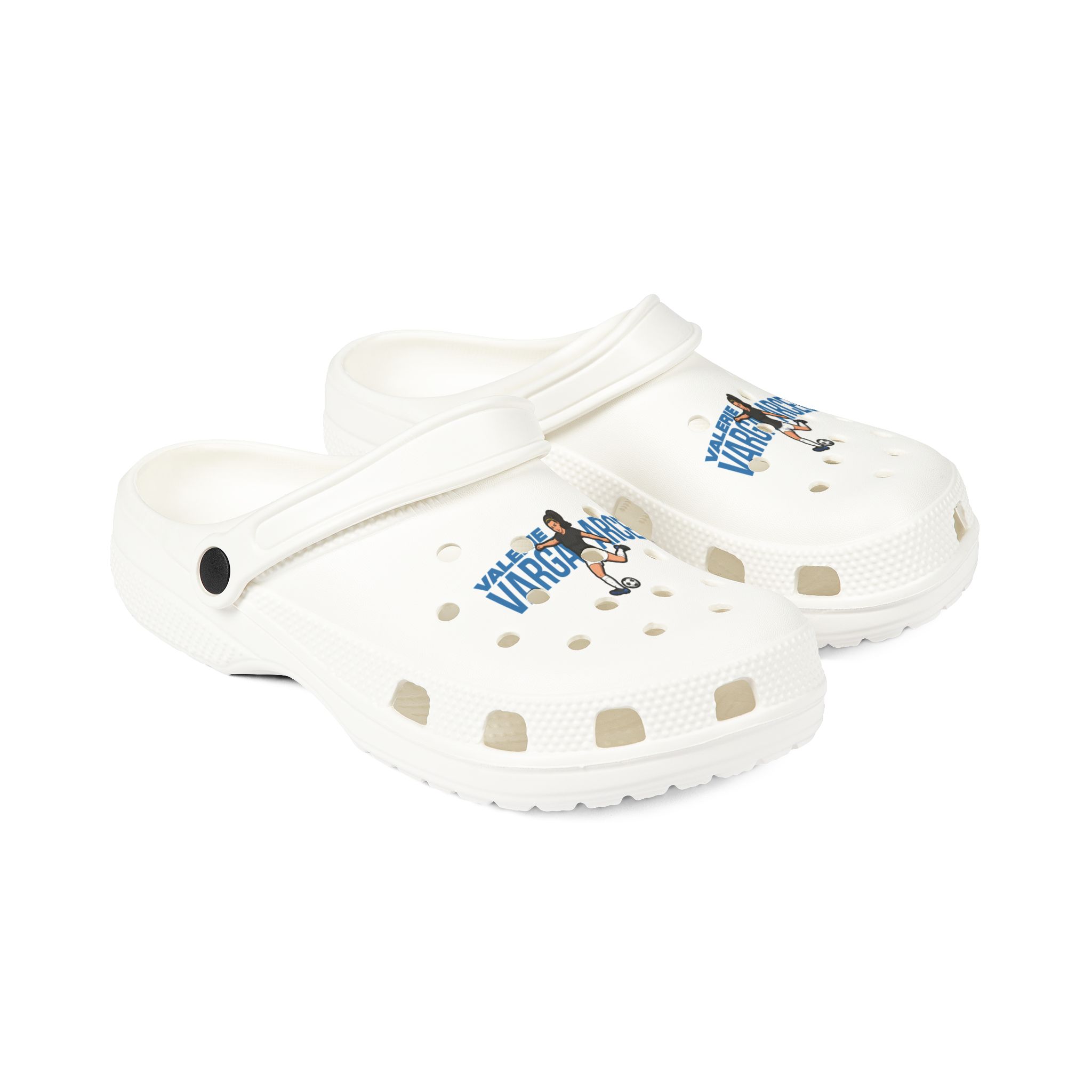 Rubber Clogs — character_player_name in White