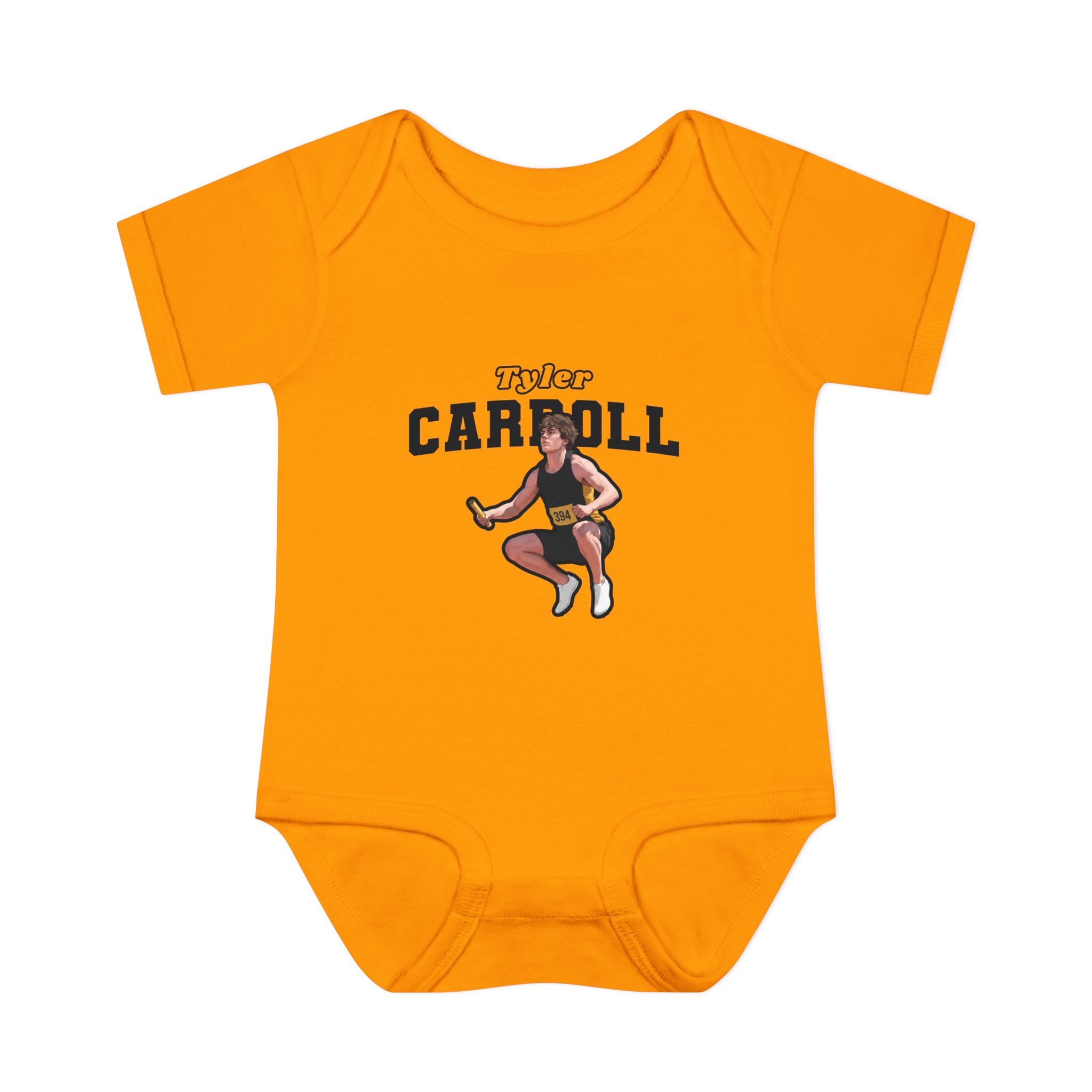 Baby Onesie — character_name_arch in Gold