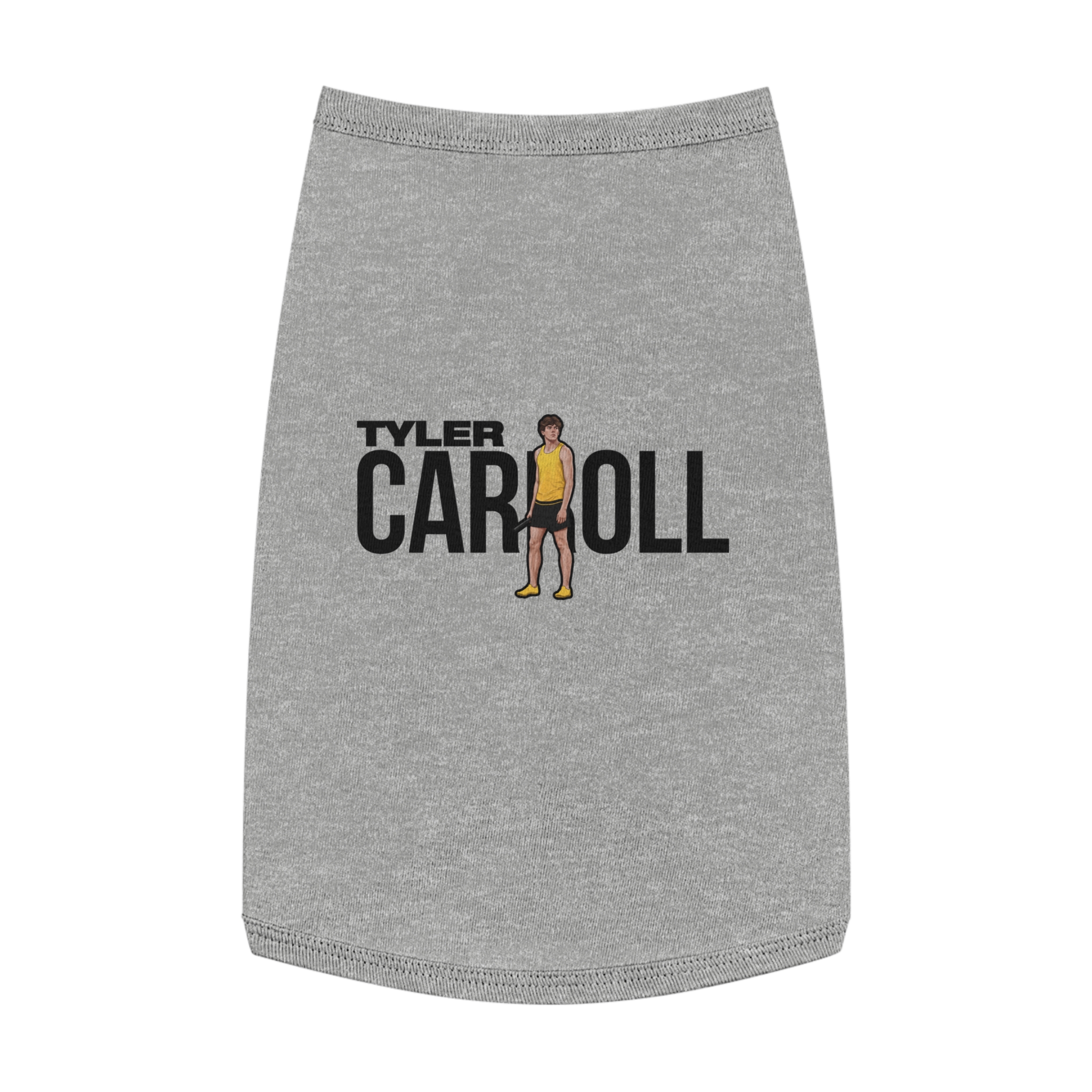 Pet Tank Top — character_player_name in White