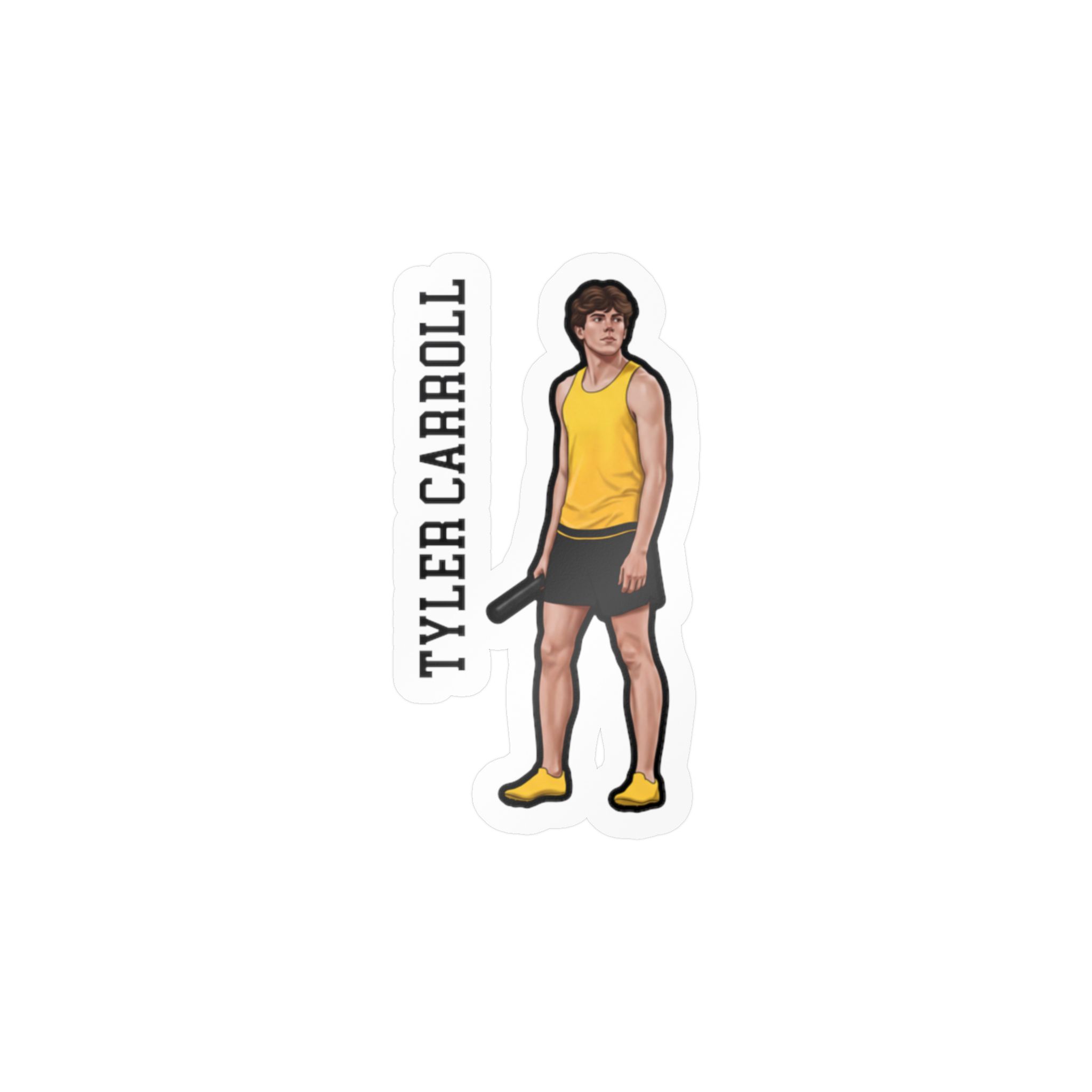 Vinyl Sticker — character_name_vertical in Classic