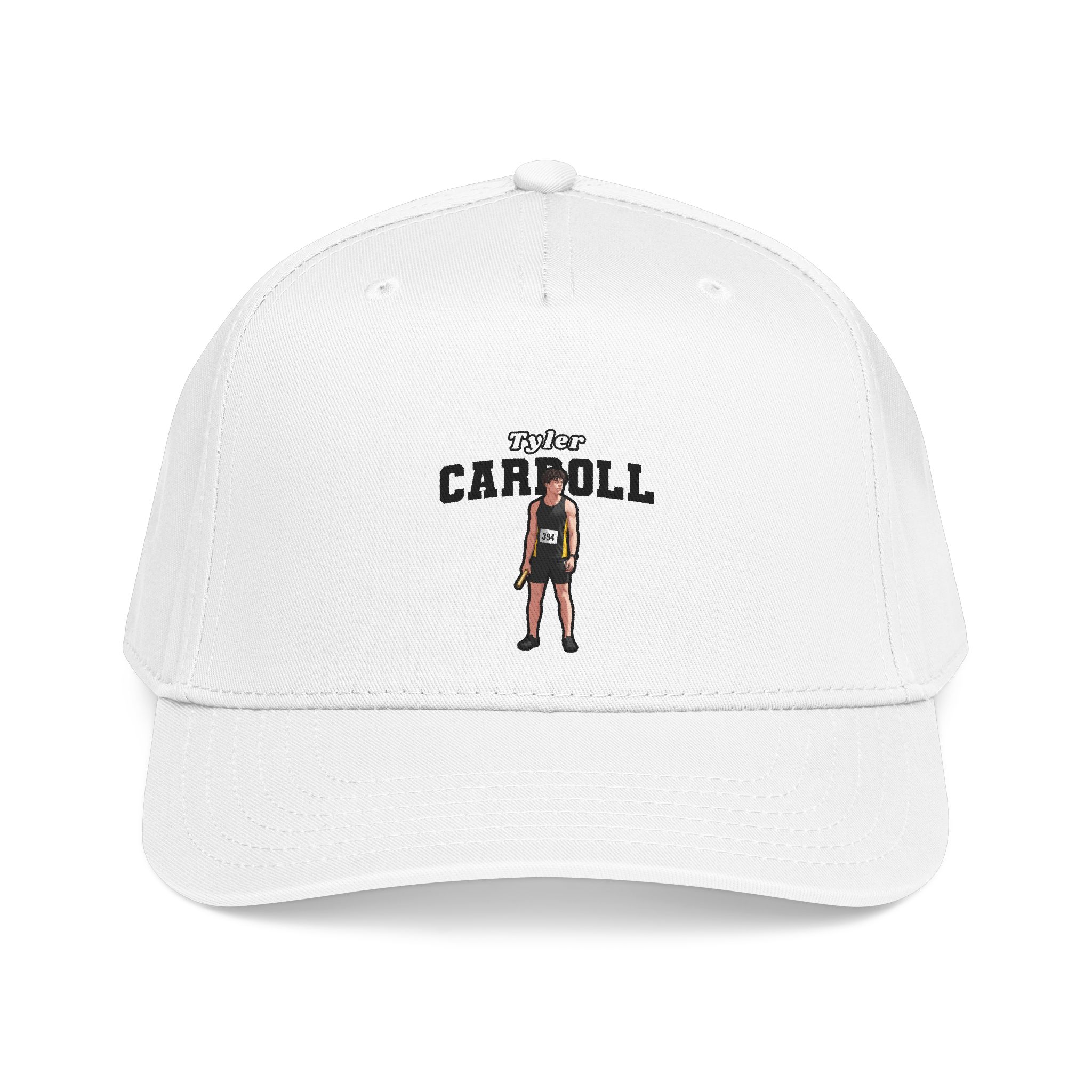 Baseball Cap — character_name_arch in White