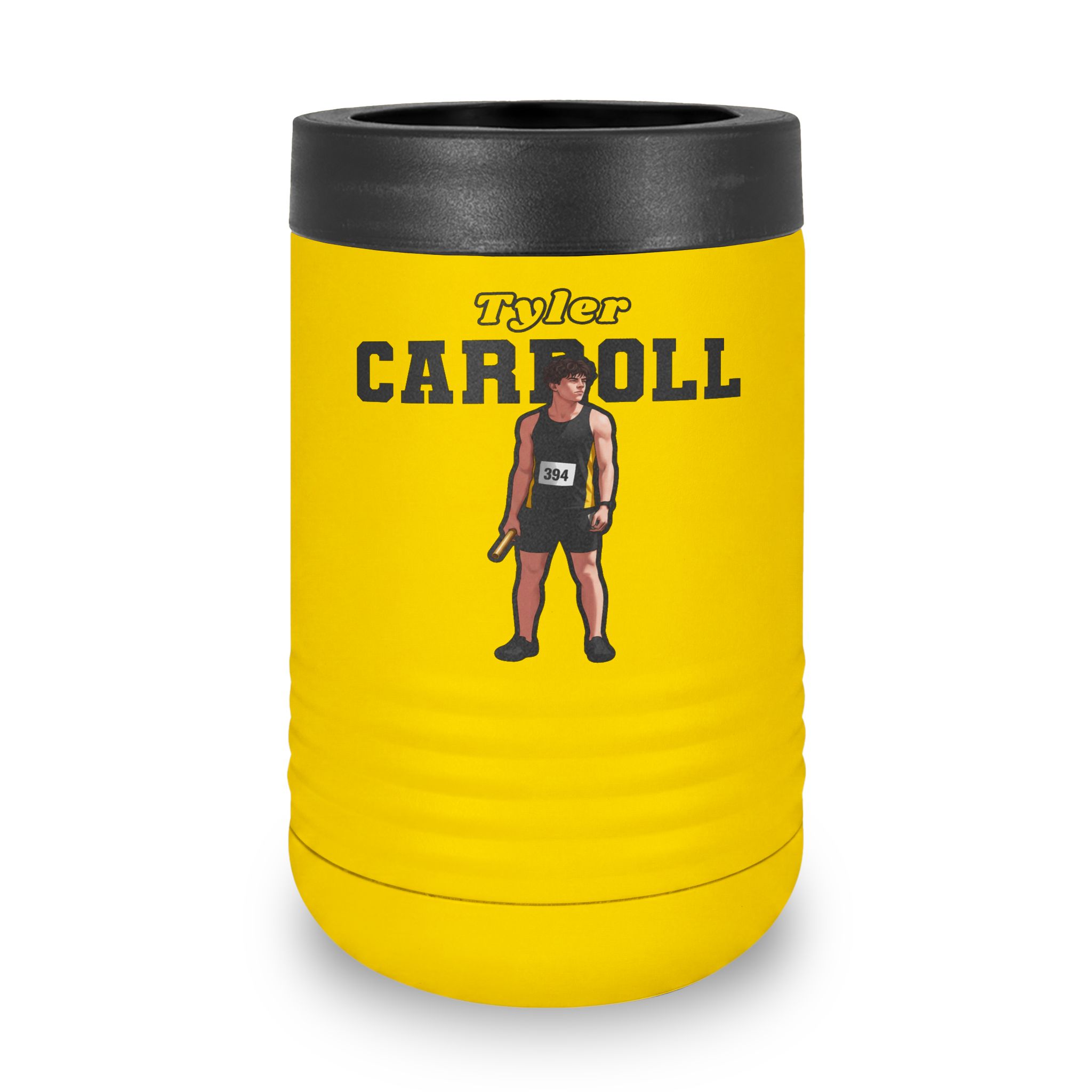 Stainless Can Cooler — character_name_arch in Yellow