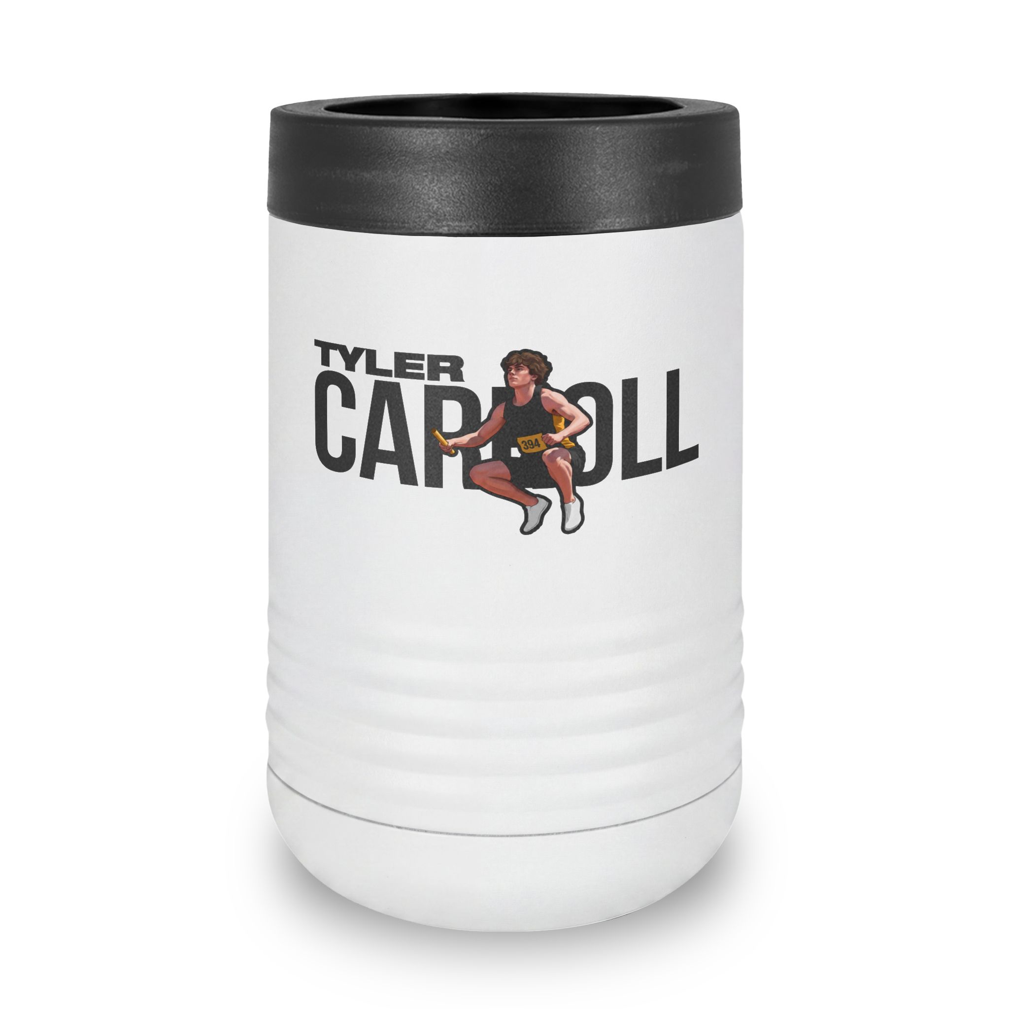 Stainless Can Cooler — character_player_name in White