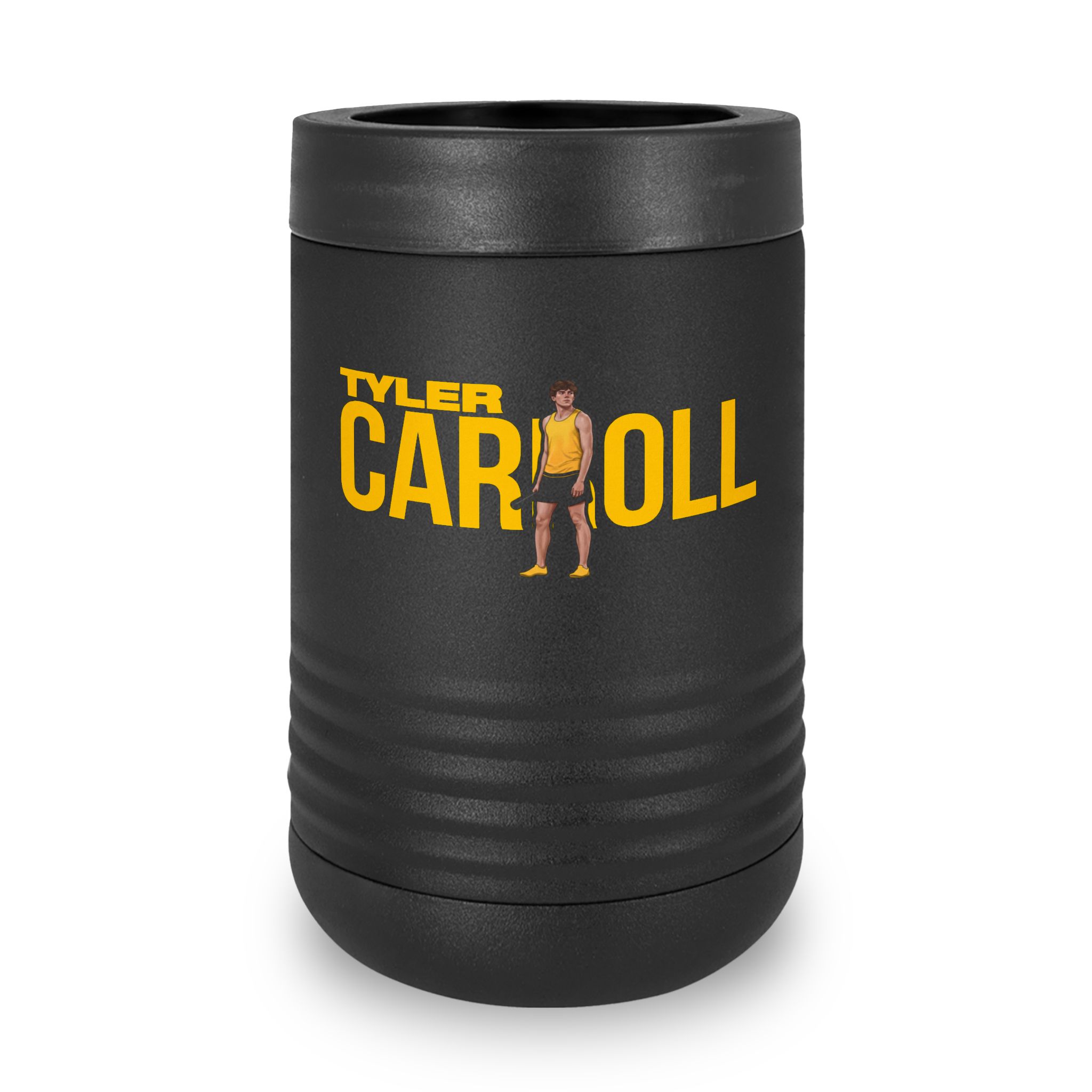 Stainless Can Cooler — character_player_name in Black