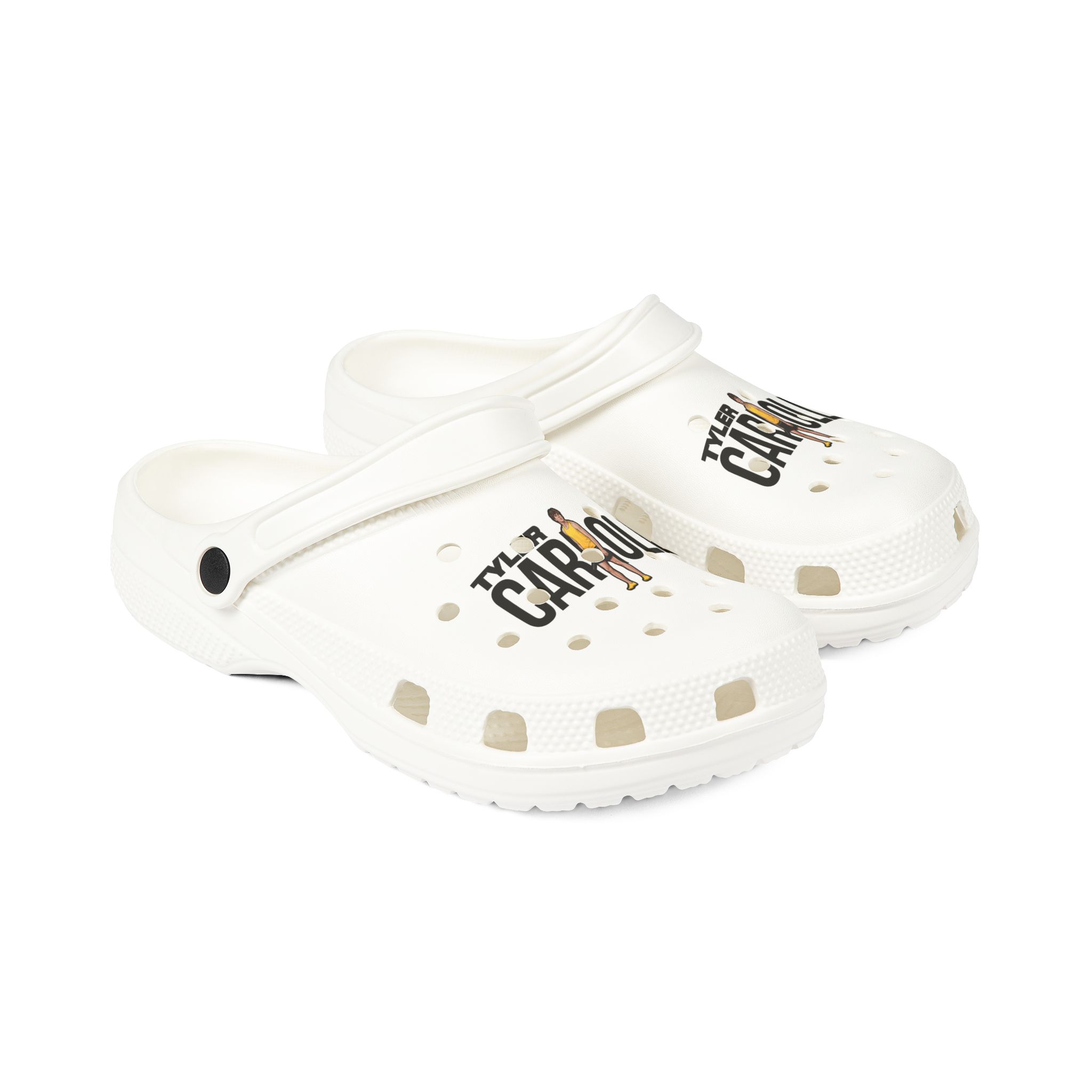 Rubber Clogs — character_player_name in White