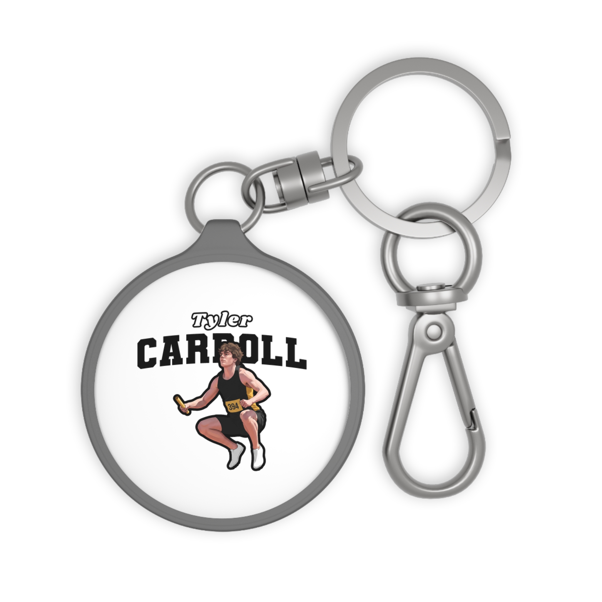 Keychain — character_name_arch in Grey