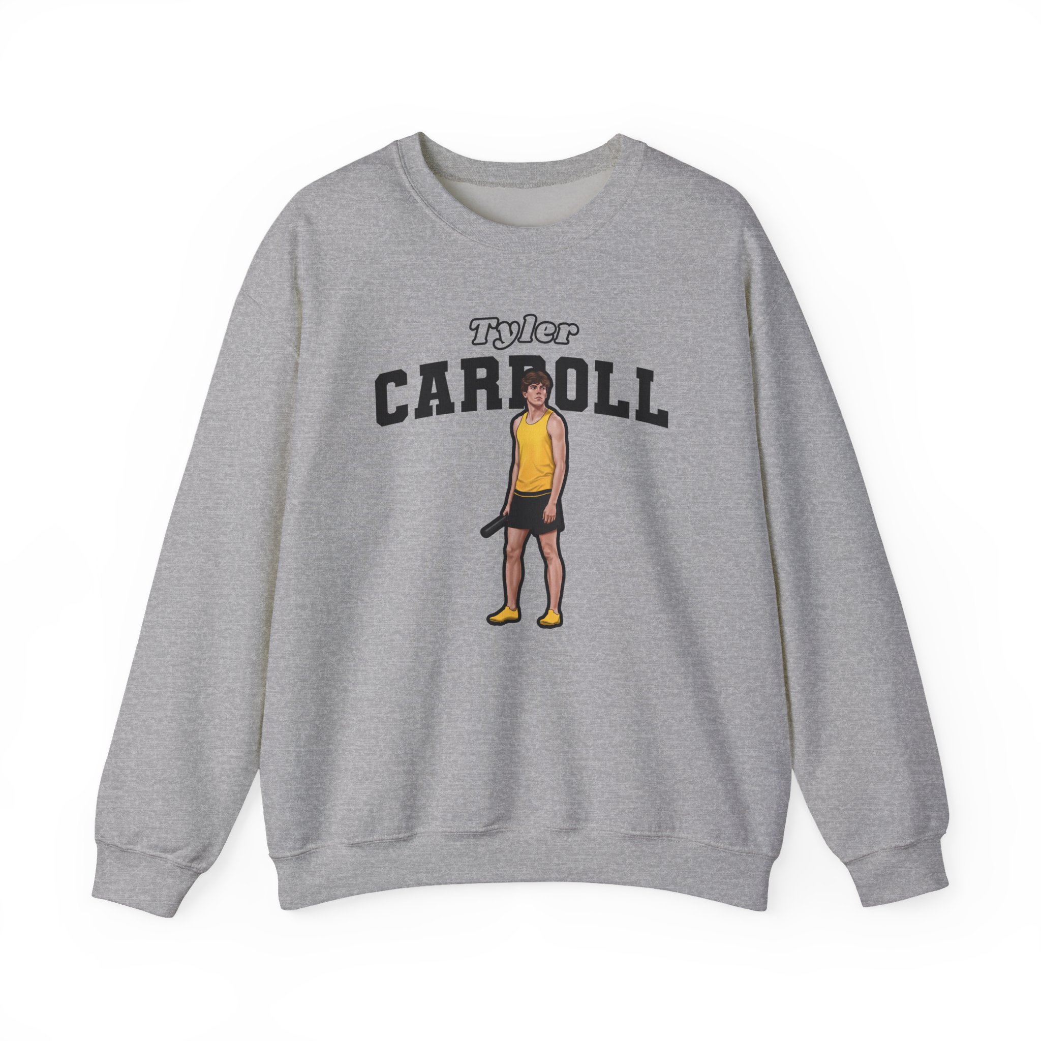 Crewneck Sweatshirt — character_name_arch in Grey