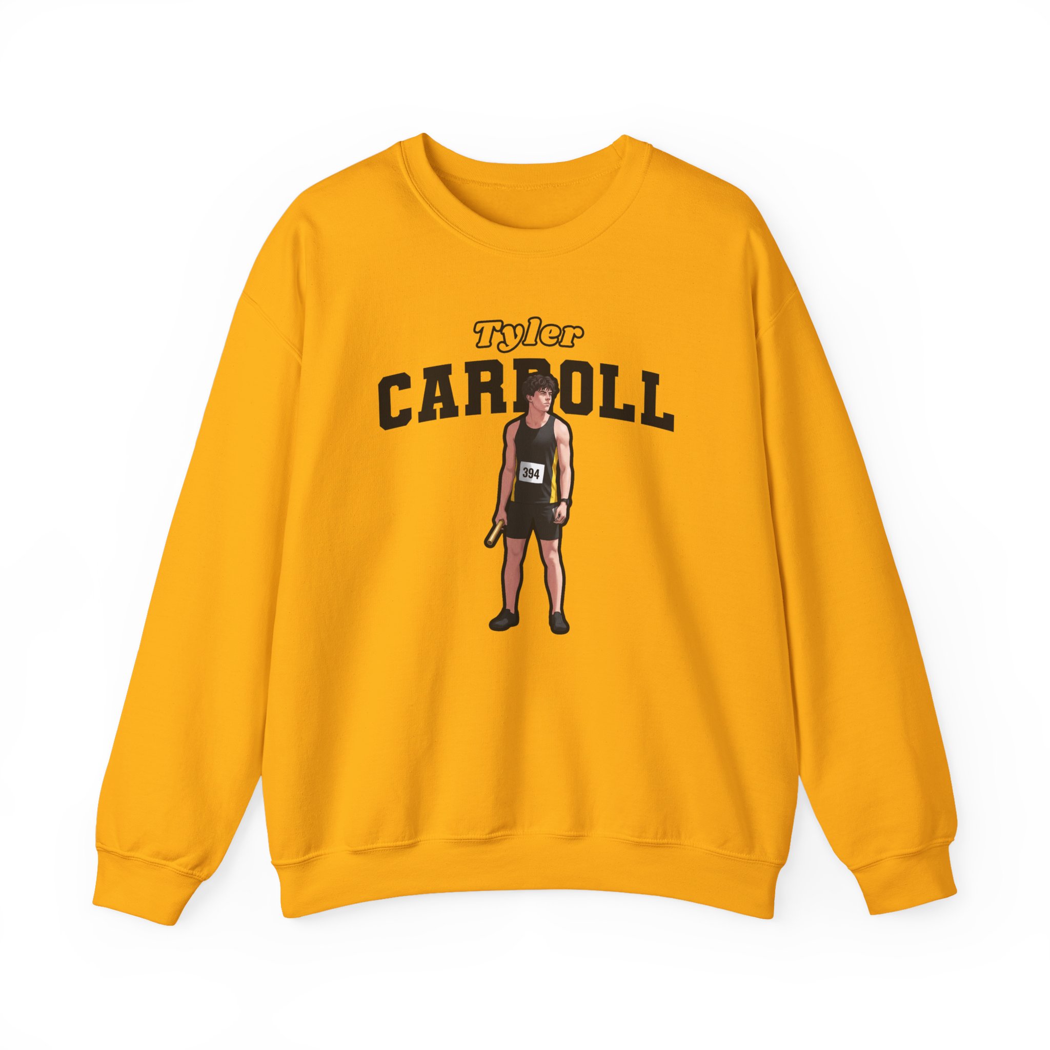 Crewneck Sweatshirt — character_name_arch in Gold