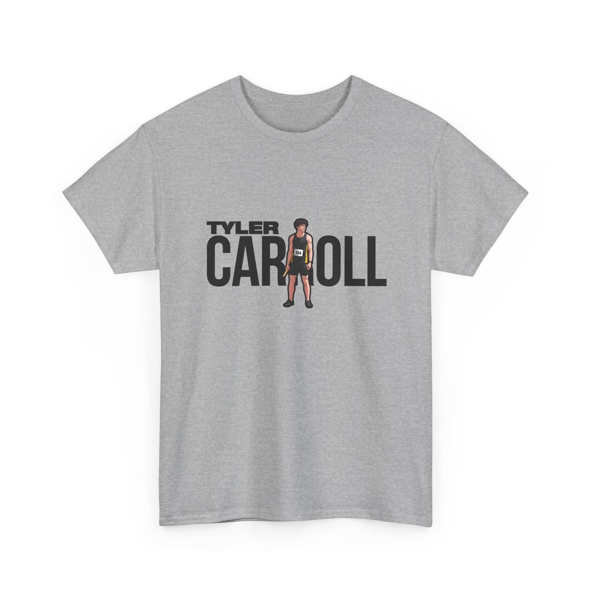 Tee — character_player_name in Grey