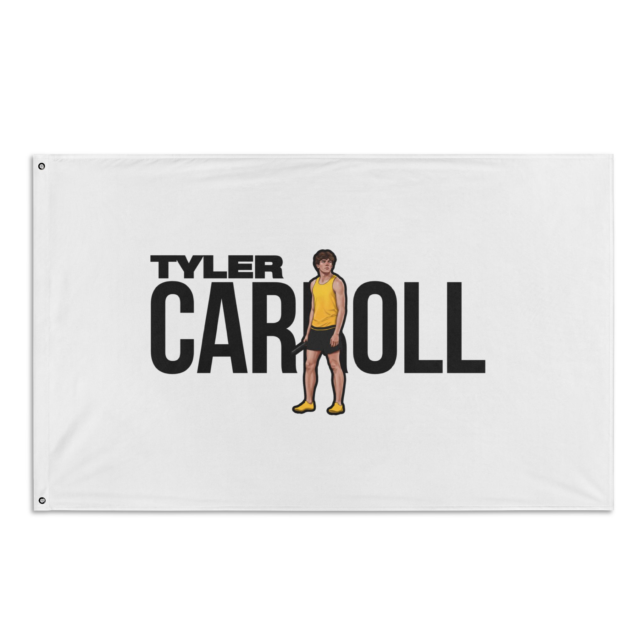 Flag (35 × 56 in) — character_player_name in Classic