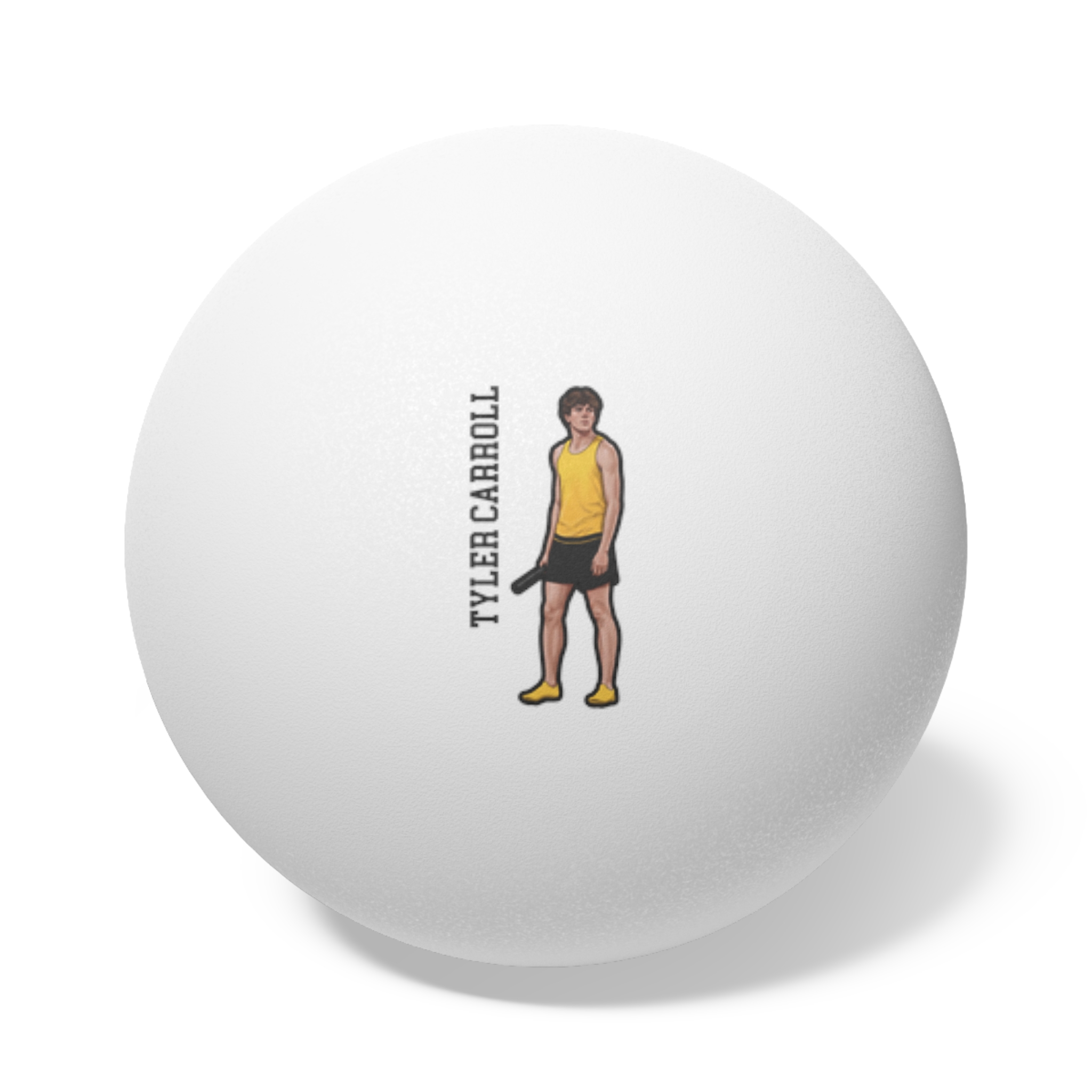 Ping Pong Balls, 6 pcs — character_name_vertical in White