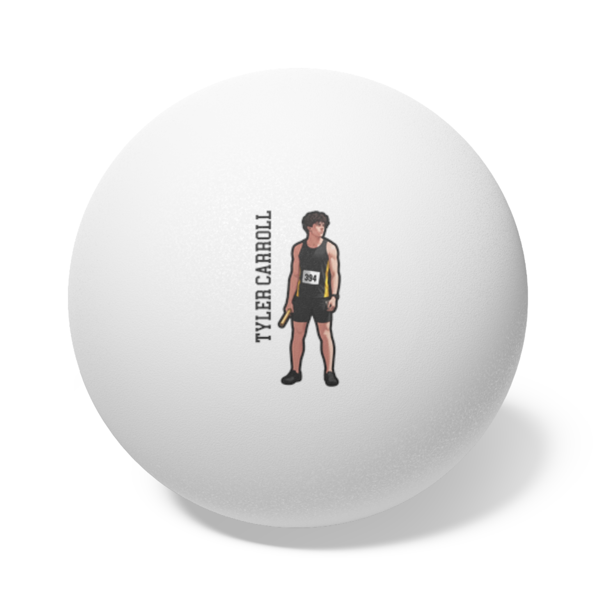 Ping Pong Balls, 6 pcs — character_name_vertical in White